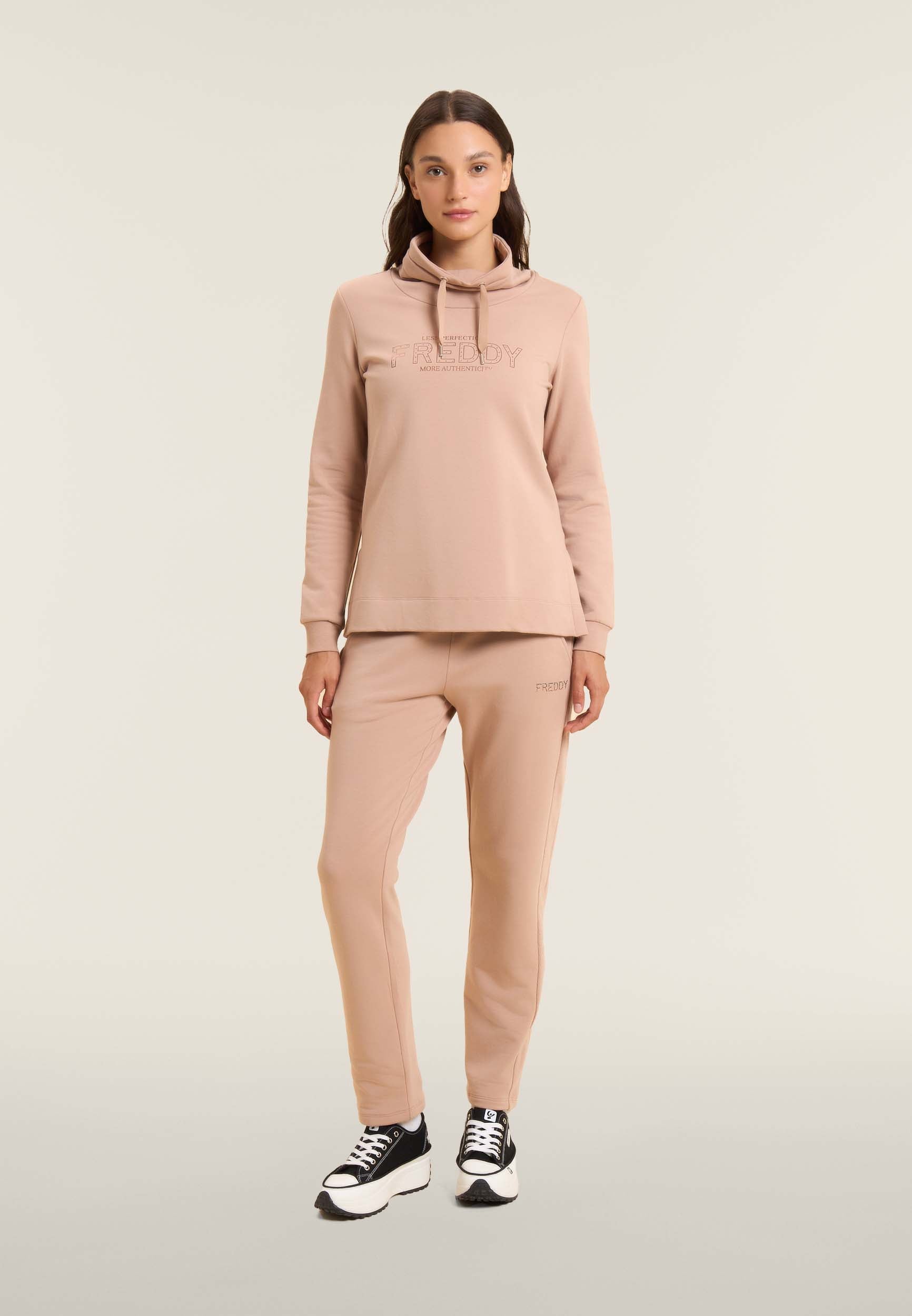 freddy-pantalon-sport-femme-velours-et-strass image 2