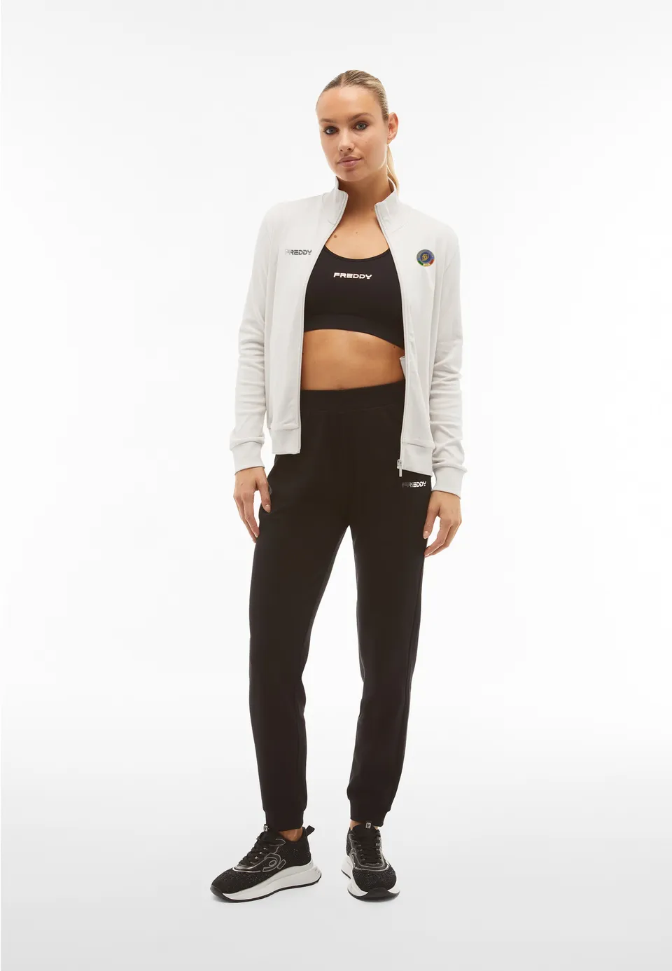 freddy-tuta-fgi-zip-col-haut-coton-interlock-officielle image 1