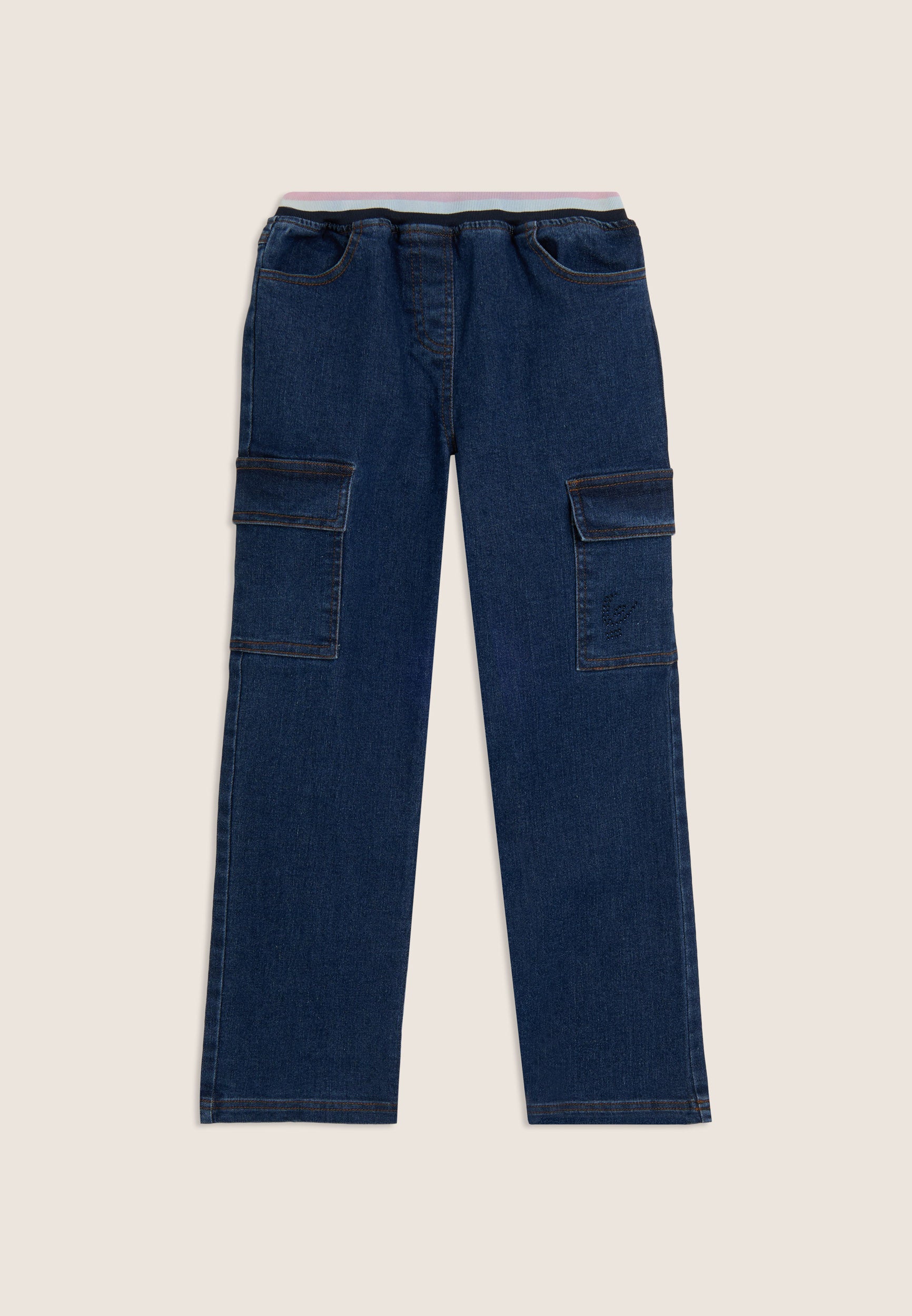 freddy-jean-junior-cargo-regular-droit-taille-lastique image 1