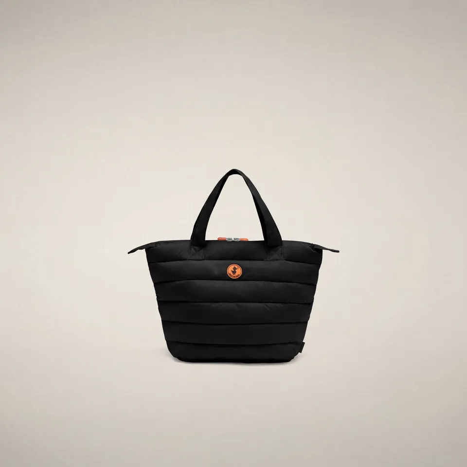 save-the-duck-caron-borsa-trapuntata-noir image 1