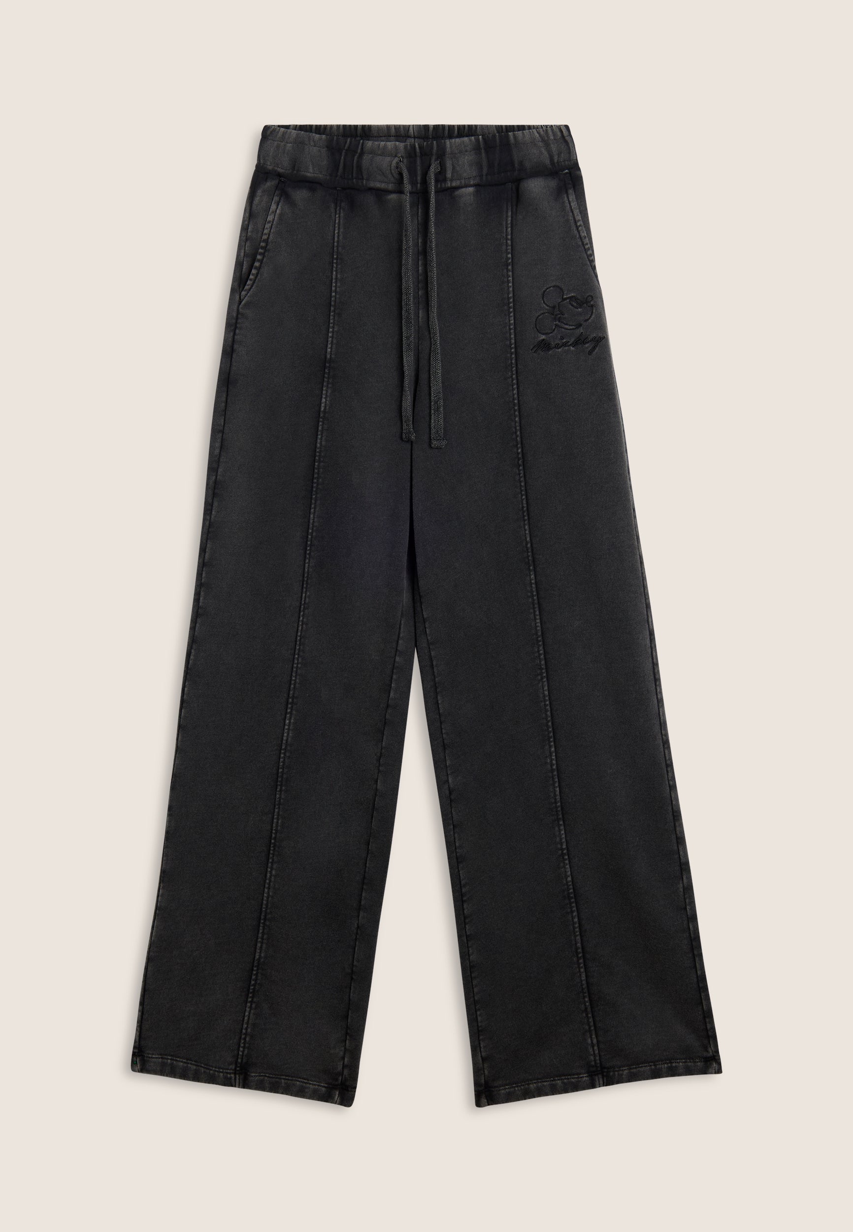 freddy-pantalon-femme-wide-leg-mickey-french-terry-acid-wash image 8