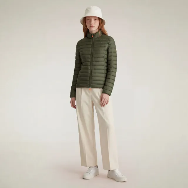 save-the-duck-carly-piumino-femme-vert-olive image 1