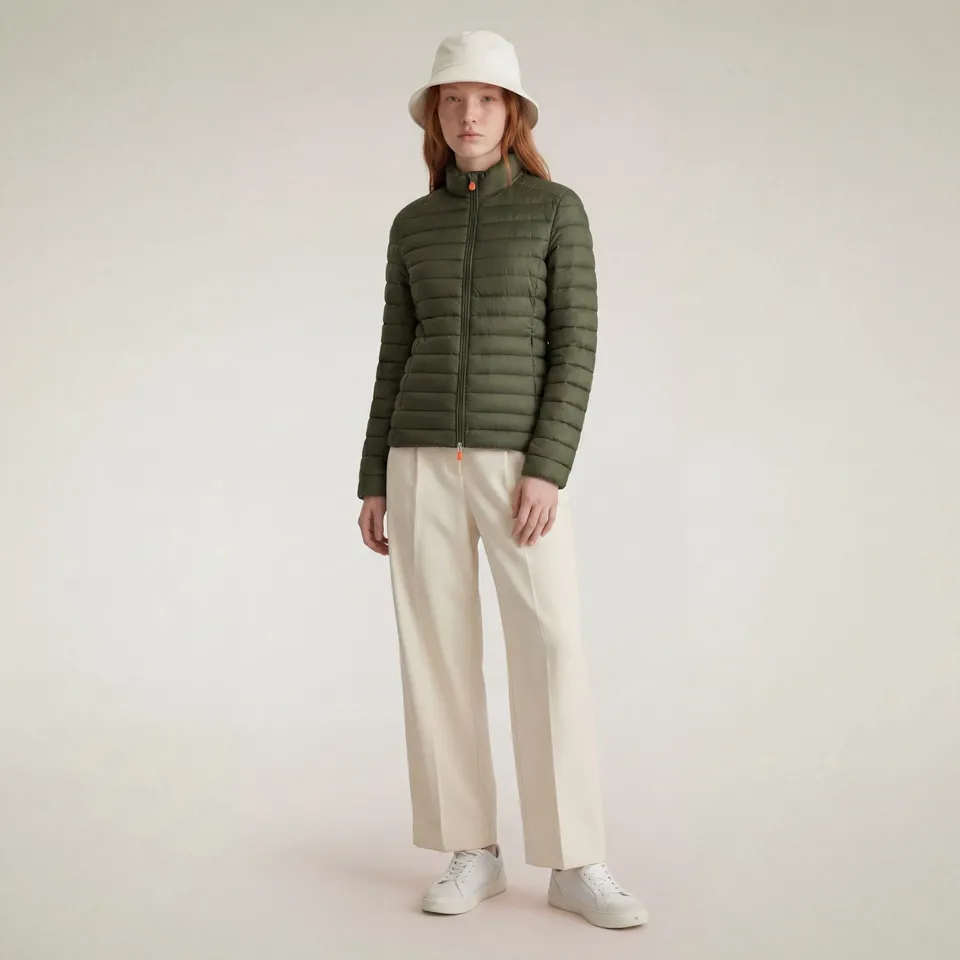 save-the-duck-carly-piumino-femme-vert-olive image 1