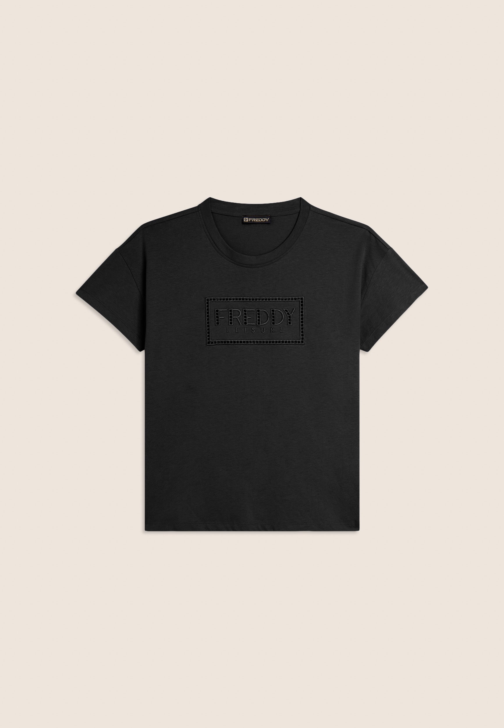 freddy-t-shirt-manches-ailettes-logo-brod-coton image 6