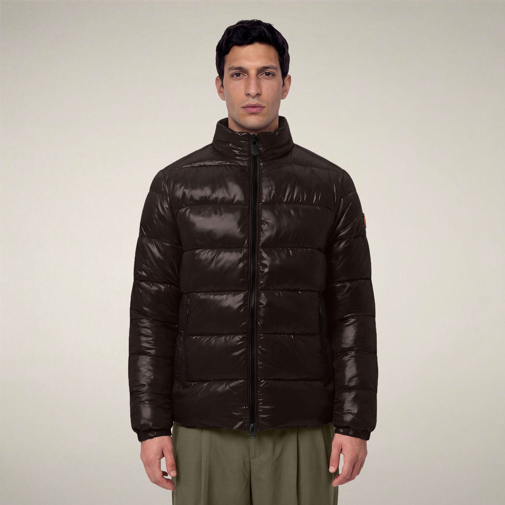save-the-duck-jobim-doudoune-homme-marron-noir image 5