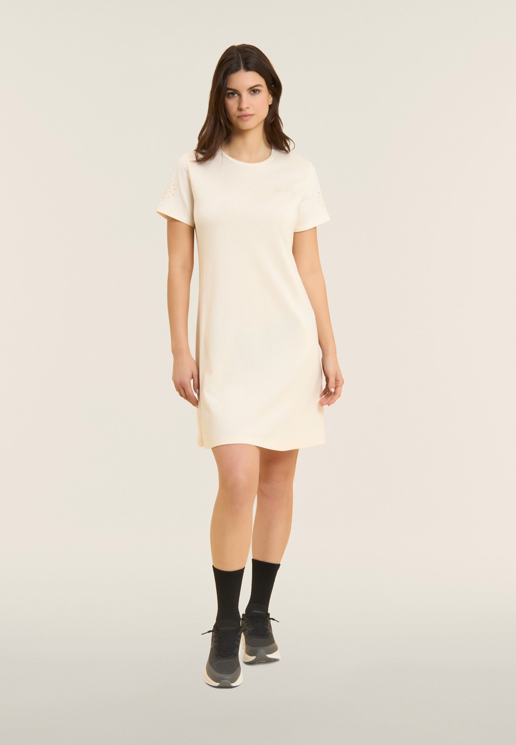 freddy-robe-femme-jersey-coton-modal-broderie-sangallo image 5