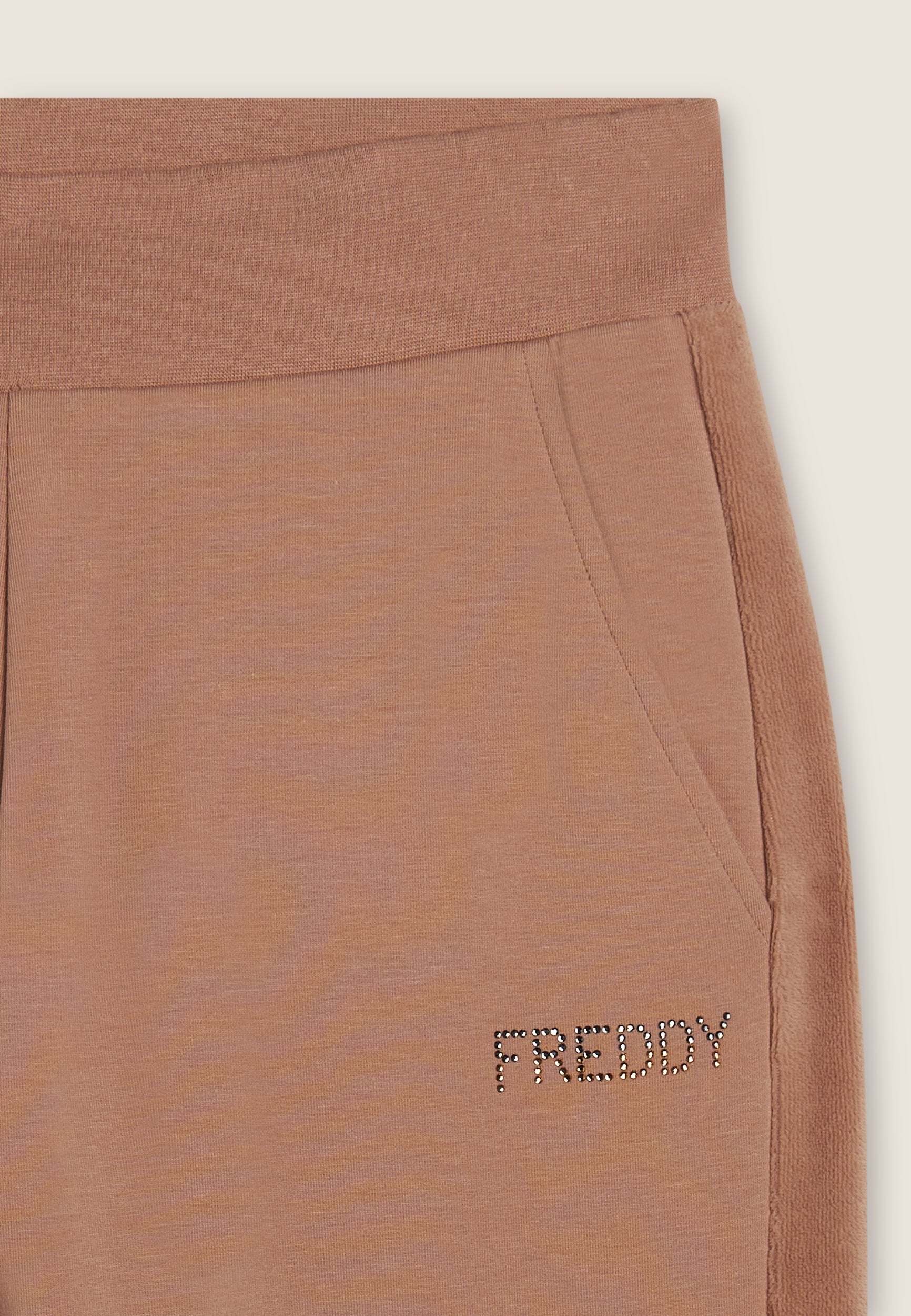 freddy-pantalon-sport-femme-velours-et-strass image 7