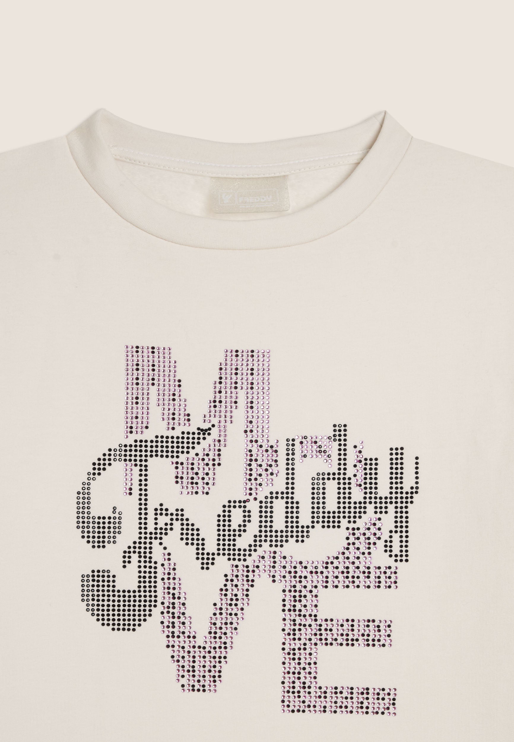 freddy-move-junior-girocollo-strass-felpa-junior image 3