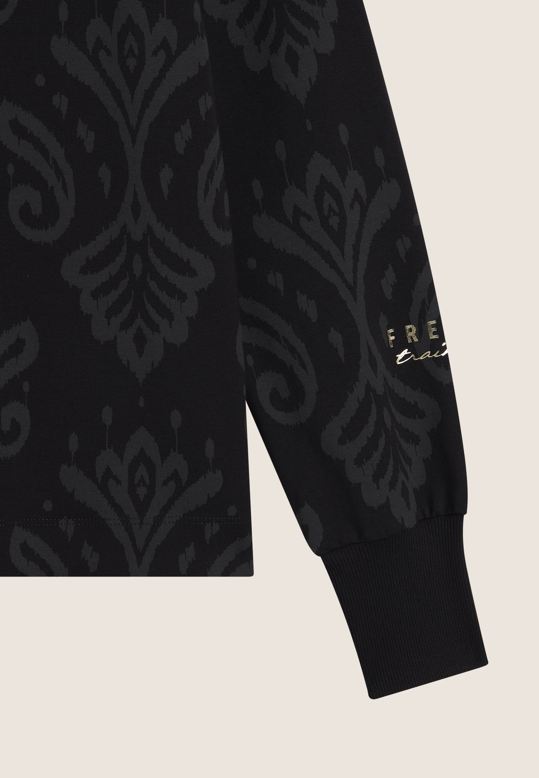 freddy-ensemble-femme-sweat-col-rond-pantalon-jersey-fleuri image 3