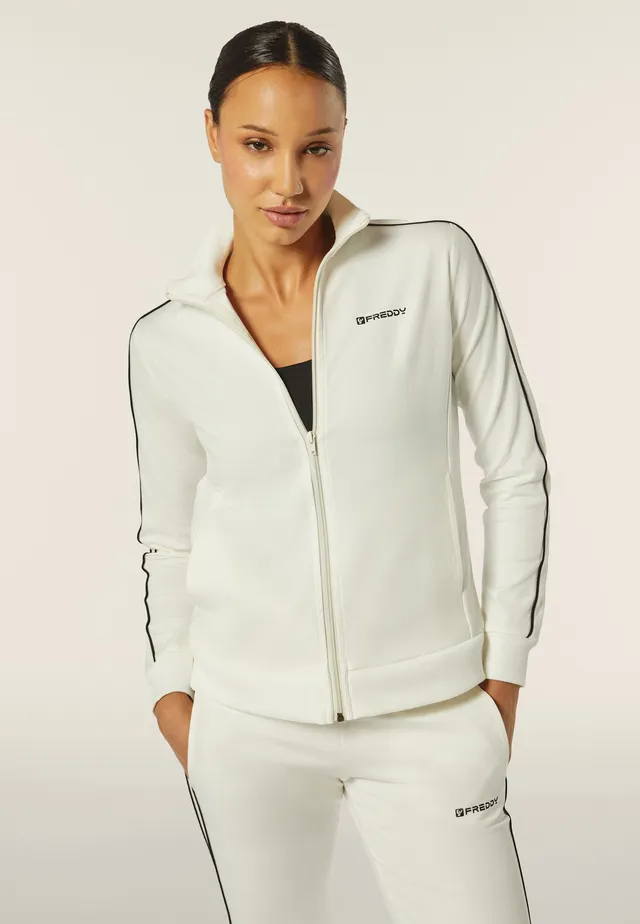freddy-sweat-regular-fit-col-haut-zipp-bordures-contraste image 1