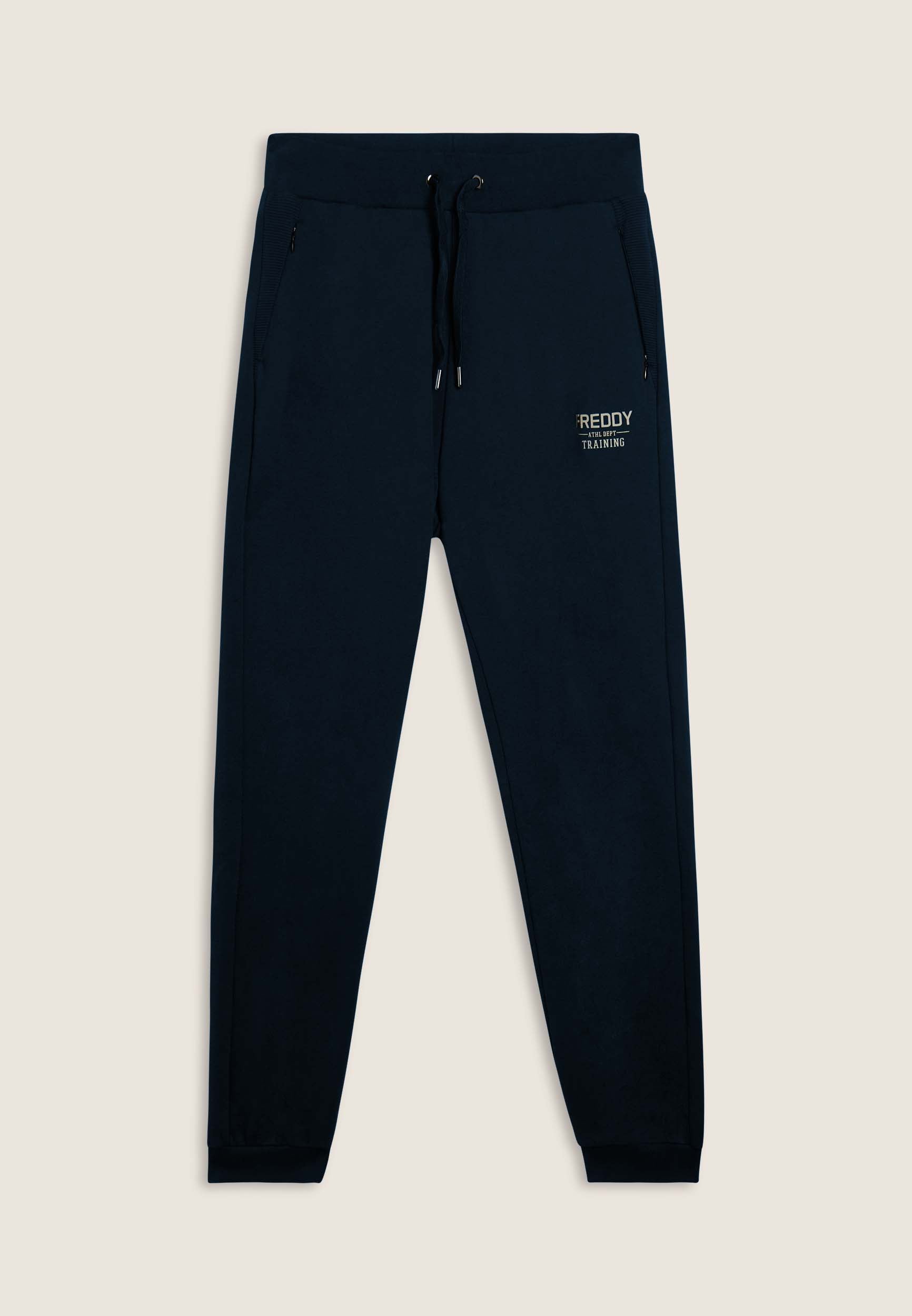 freddy-pantalon-jogger-homme-en-felpa-coton-poignets-c-tel-s image 8