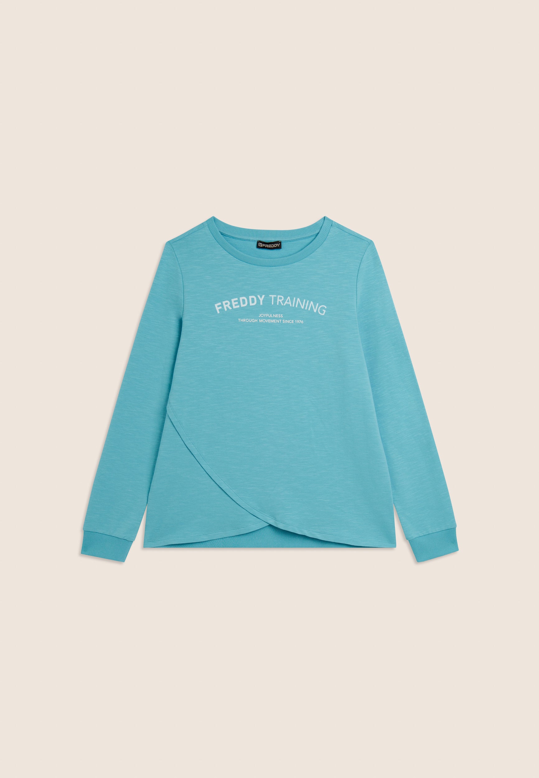 freddy-sweat-col-rond-effet-crois-french-terry-flamm-glitter image 6