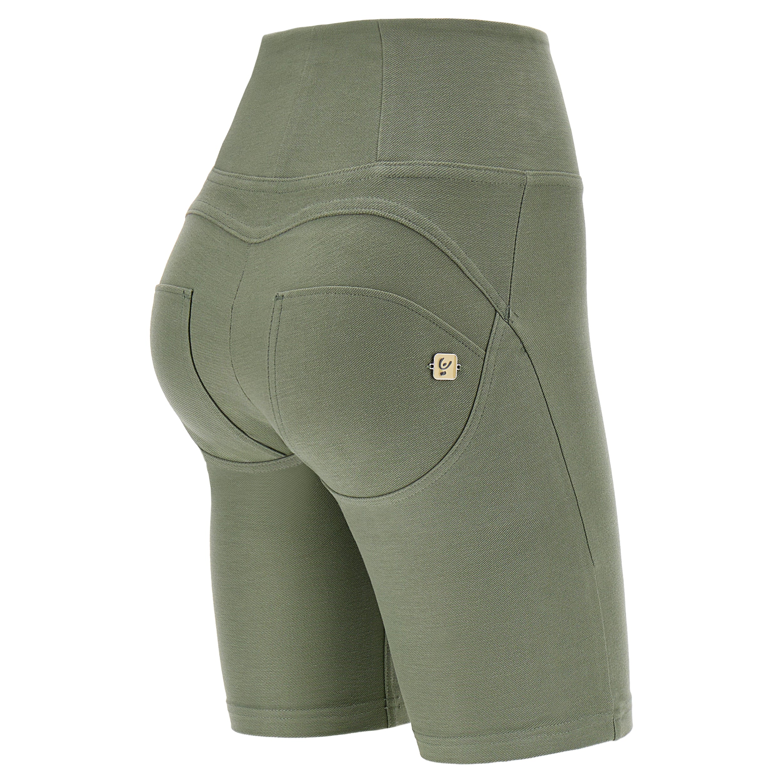 freddy-wr-up-biker-push-up-pantacourt-jersey-drill-durable-taille-haute image 3