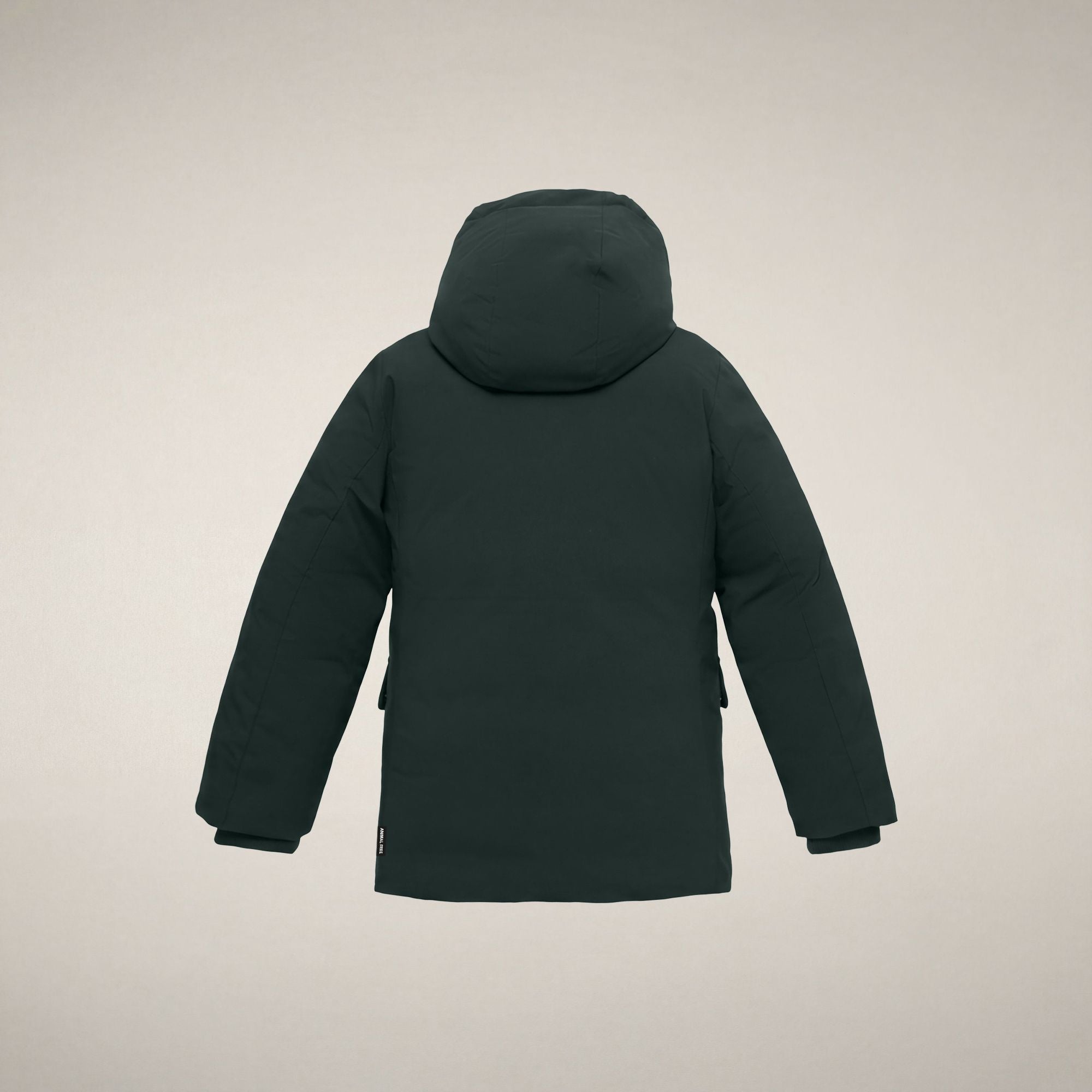 save-the-duck-mal-parka-enfant-gar-on-vert-nori-orange-ambre image 2