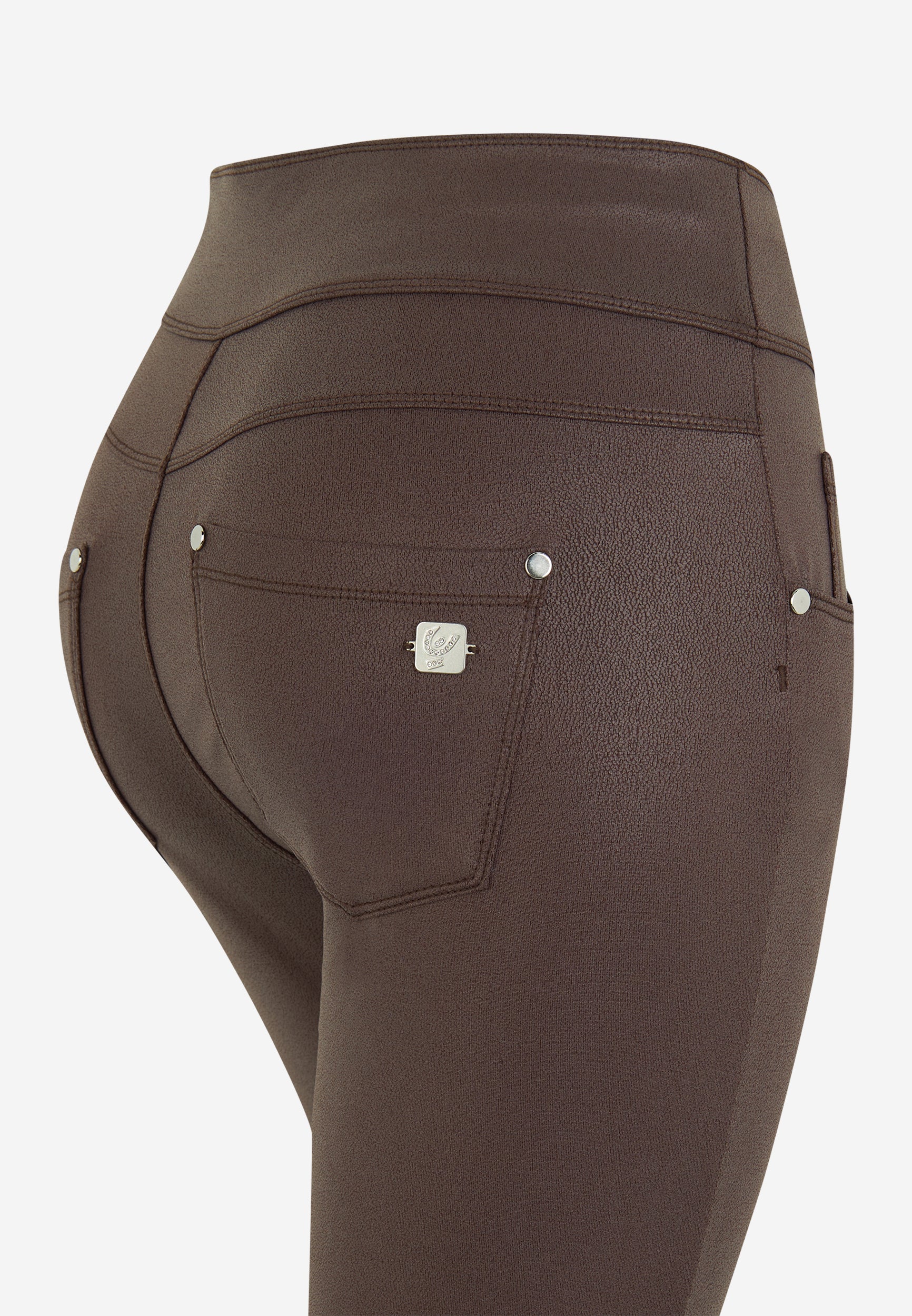 freddy-pantalon-skinny-n-o-w-simili-cuir-taille-moyenne image 6