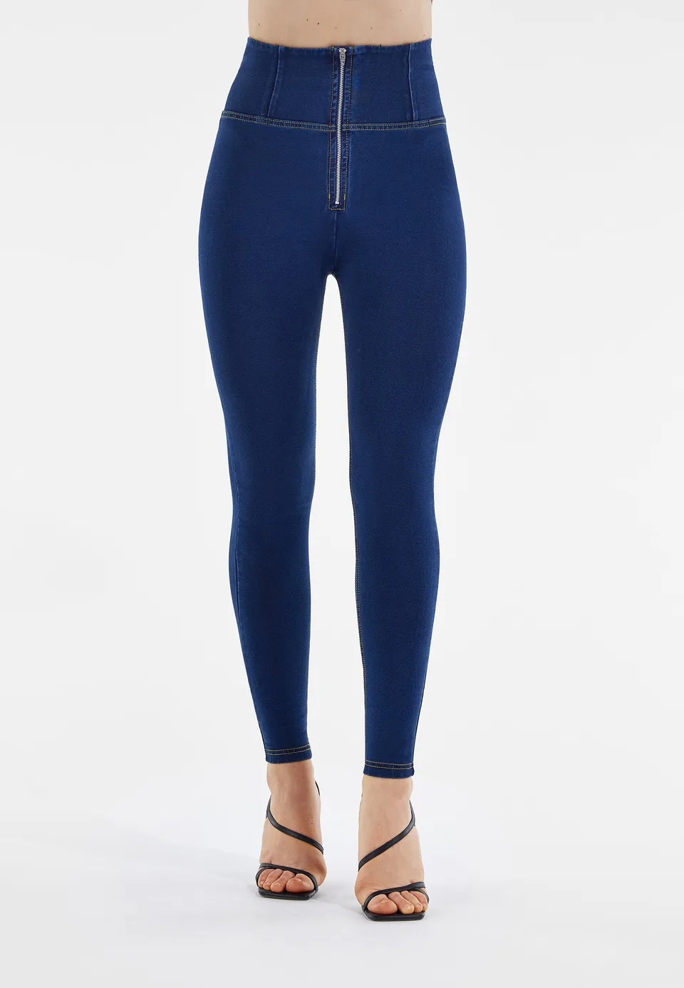 freddy-jeggings-push-up-wr-up-vita-super-alta-con-zip-in-tono image 1