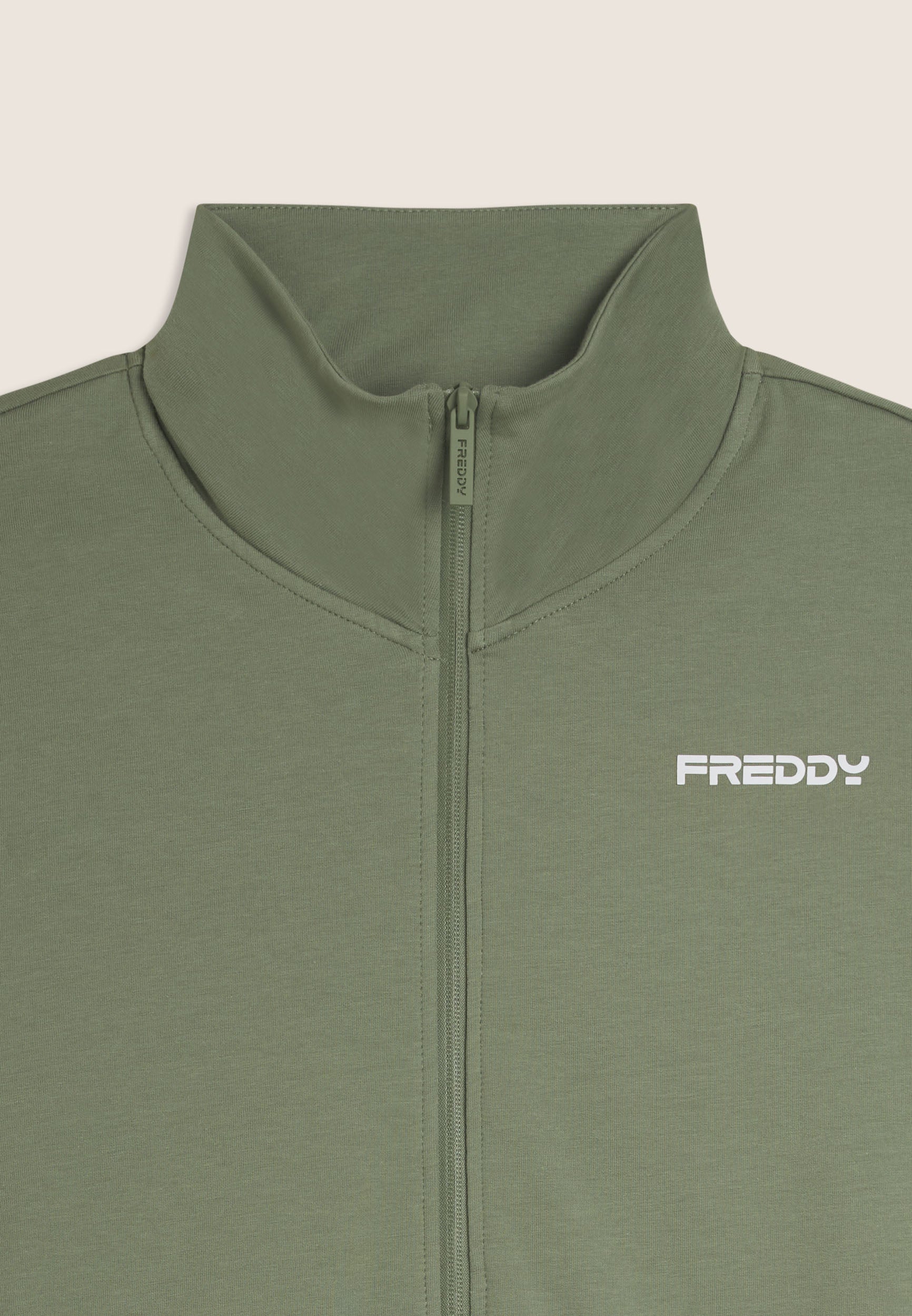freddy-surv-tement-homme-full-zip-col-haut-french-terry image 7