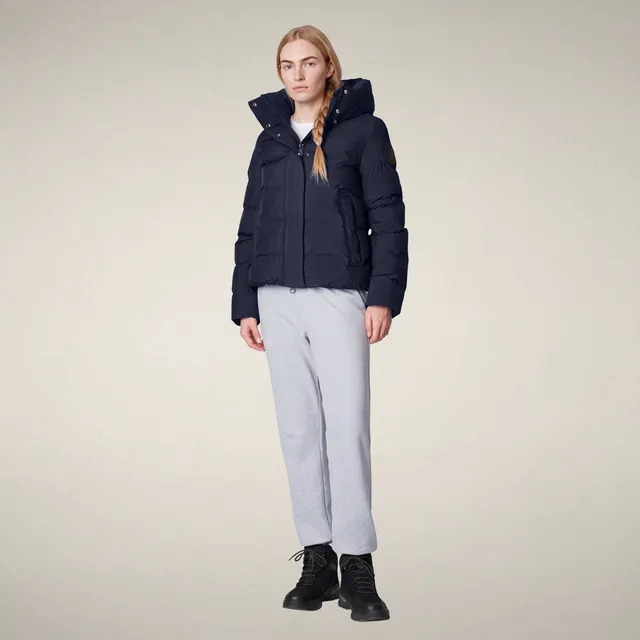 save-the-duck-arena-parka-femme-bleu-noir image 1