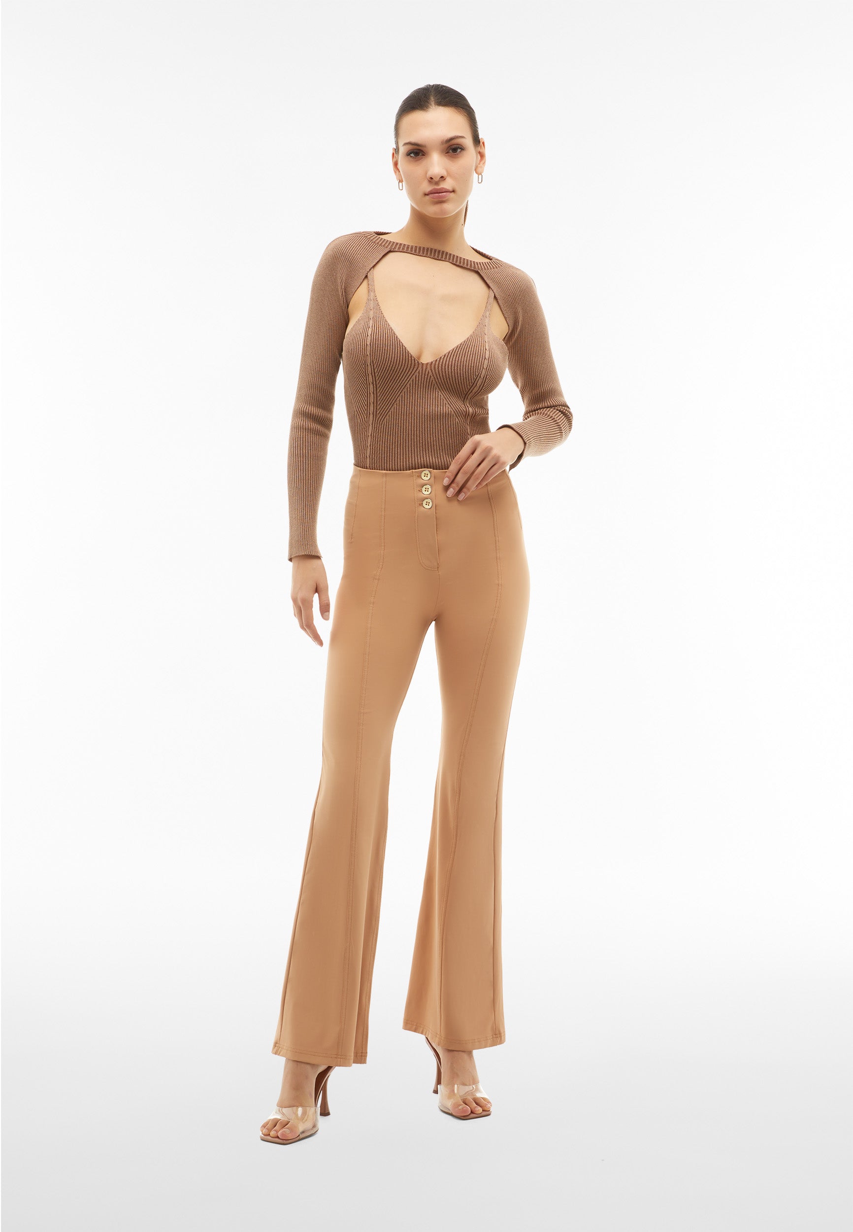 freddy-wr-up-pantalon-taille-super-haute-bustier-flare image 2
