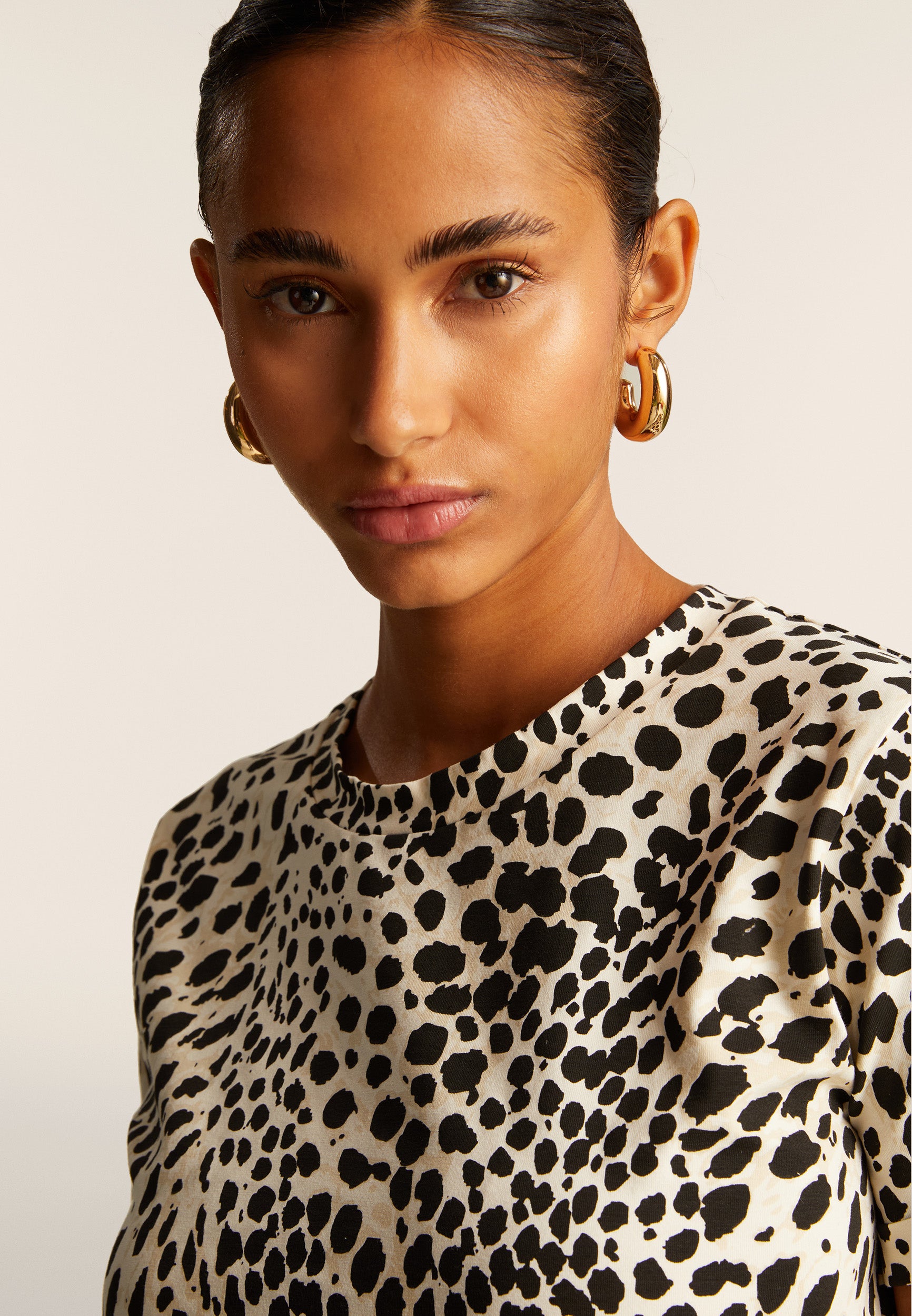 freddy-t-shirt-regular-fit-jersey-animalier-femme image 4