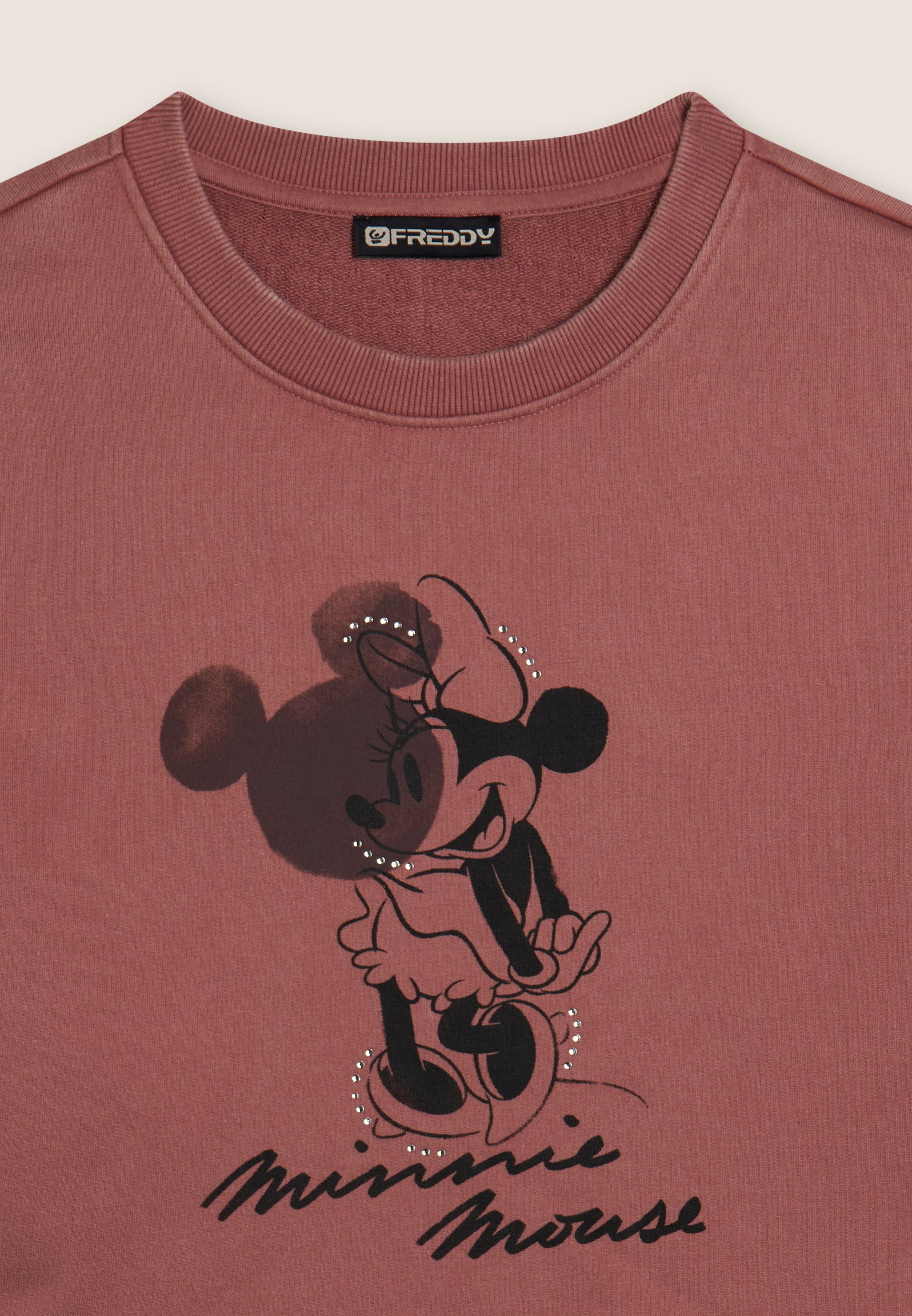 freddy-felpa-cropped-disney-sweat-femme-minnie-mickey-strass image 7