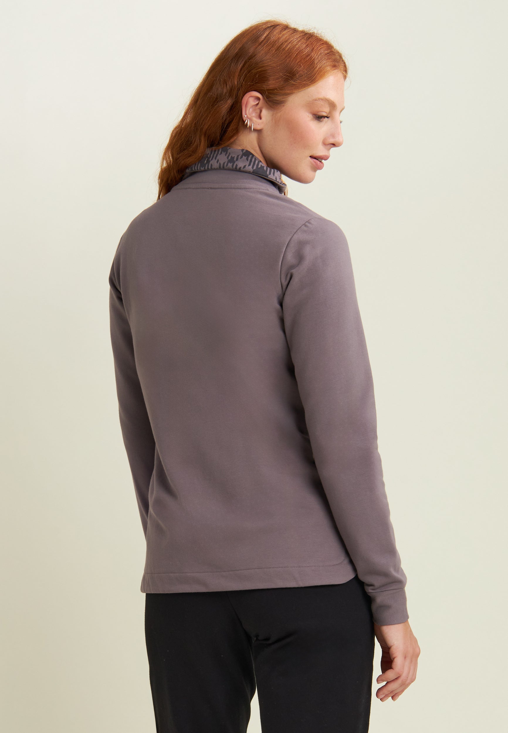 freddy-sweat-femme-full-zip-col-haut-asym-trique-clous image 3