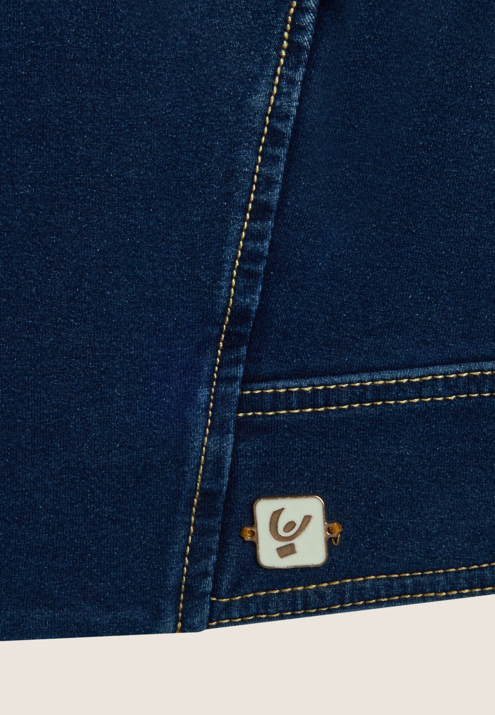 freddy-veste-courte-femme-zip-jersey-effet-denim image 7