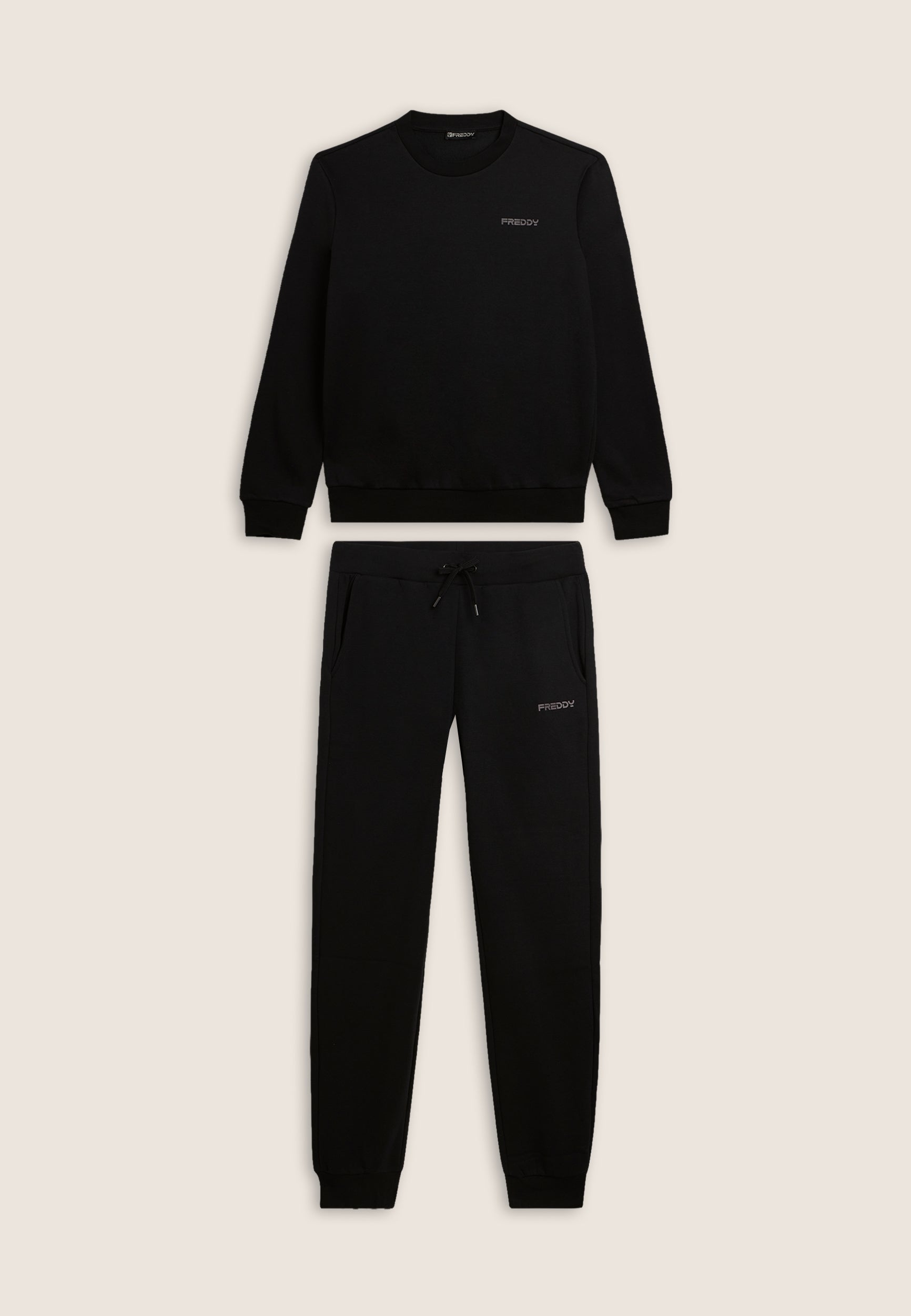 freddy-tuta-homme-sweat-col-rond-pantalon-poignets image 4