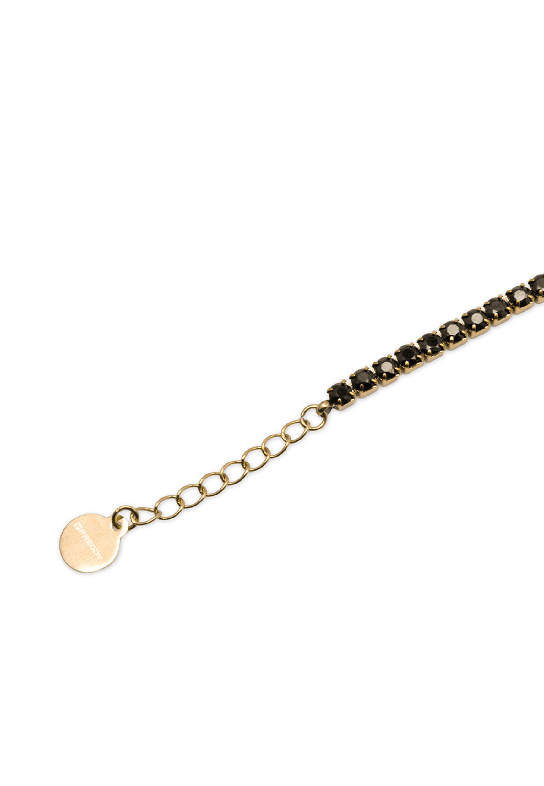 freddy-bracelet-tennis-dor-gemmes-noires-65mm image 3