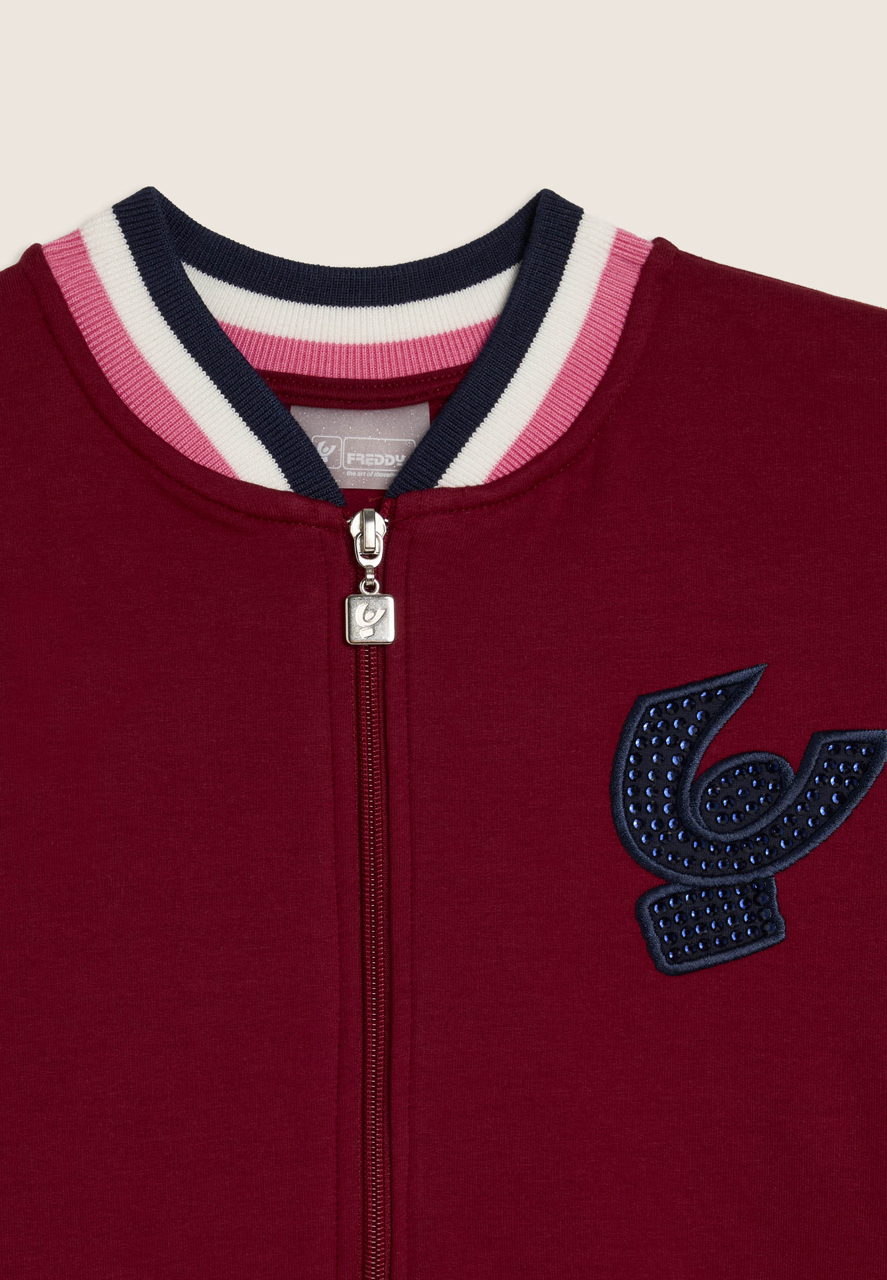 freddy-sweat-junior-bomber-multicolore-strass image 6