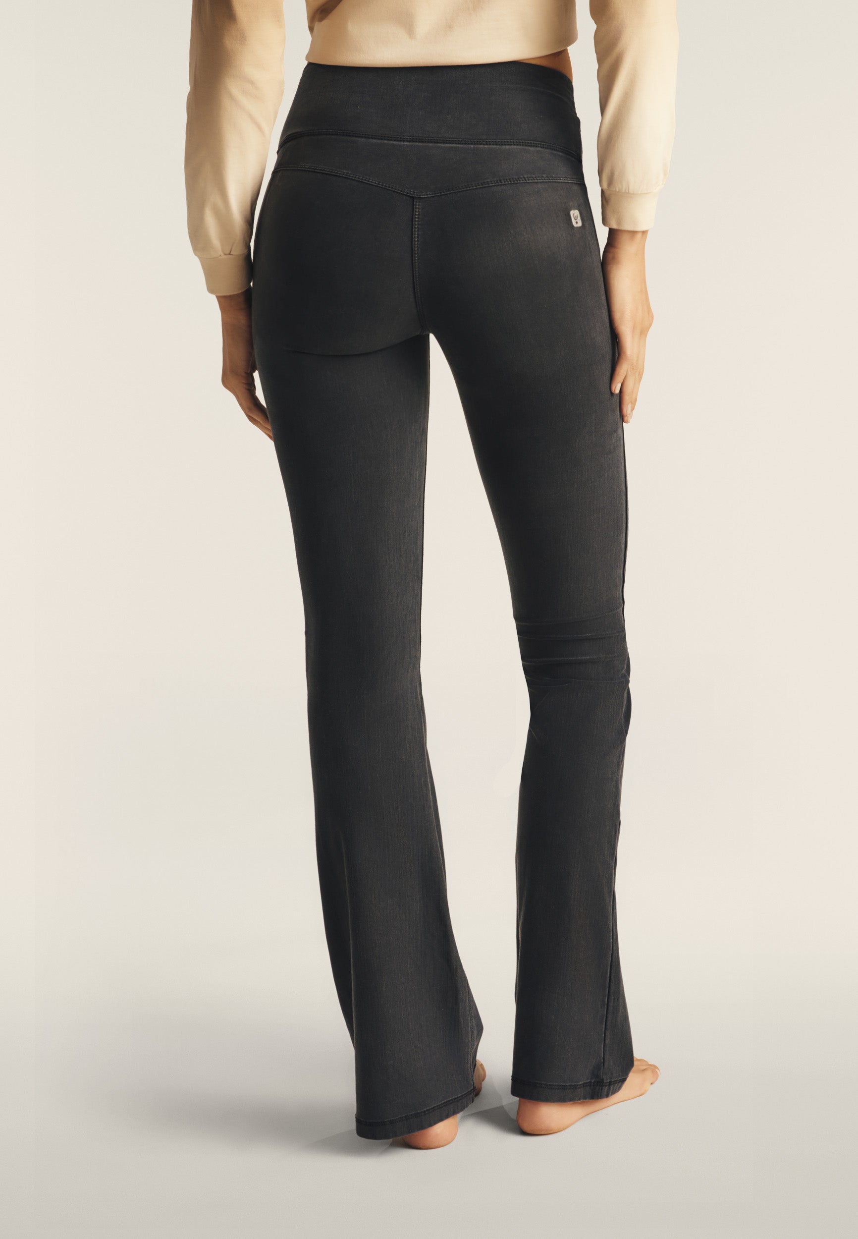 freddy-n-o-w-jeggings-skinny-taille-haute-tencel-denim-flare image 4