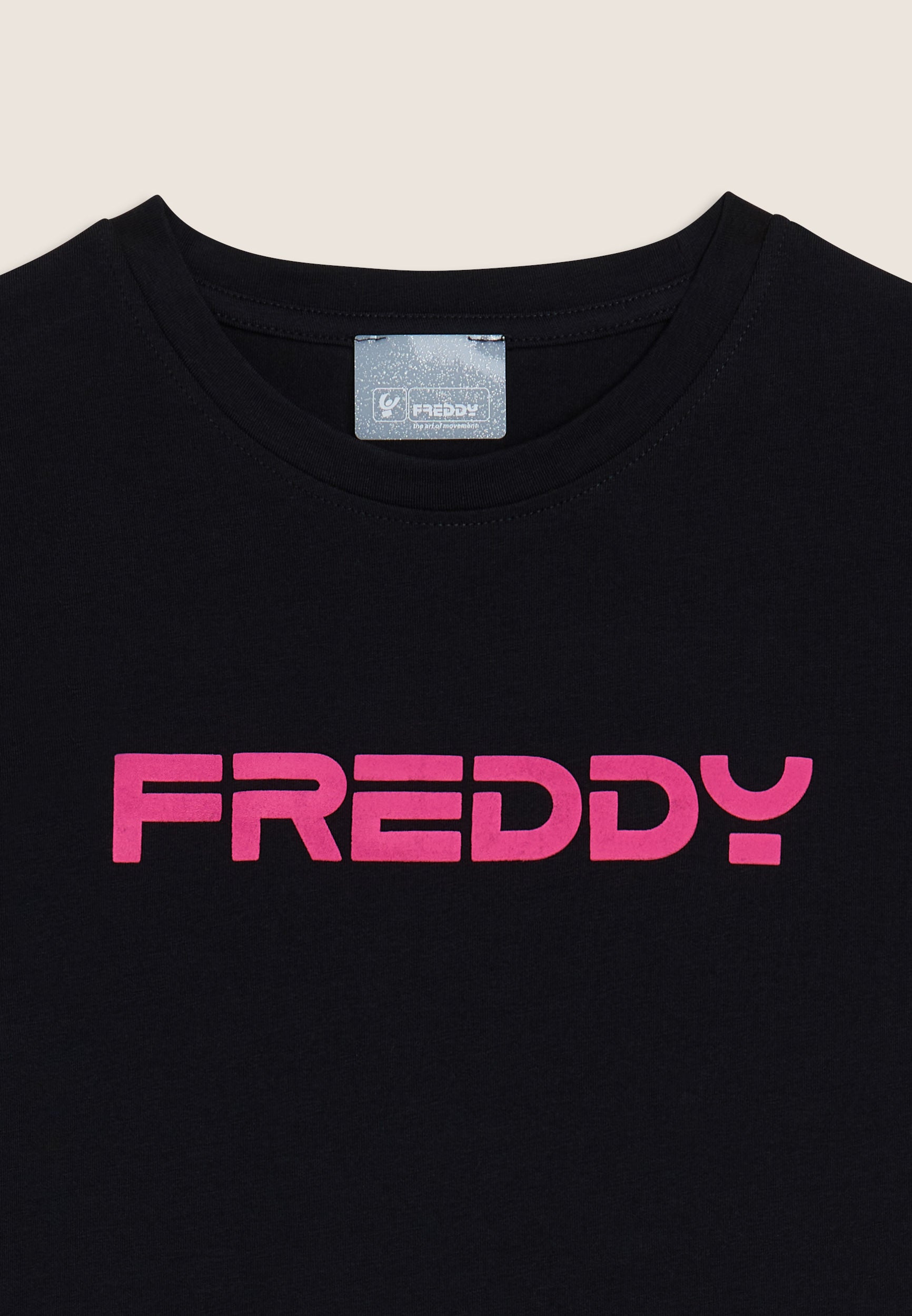 freddy-t-shirt-regular-jersey-logo-contraste-fille image 3
