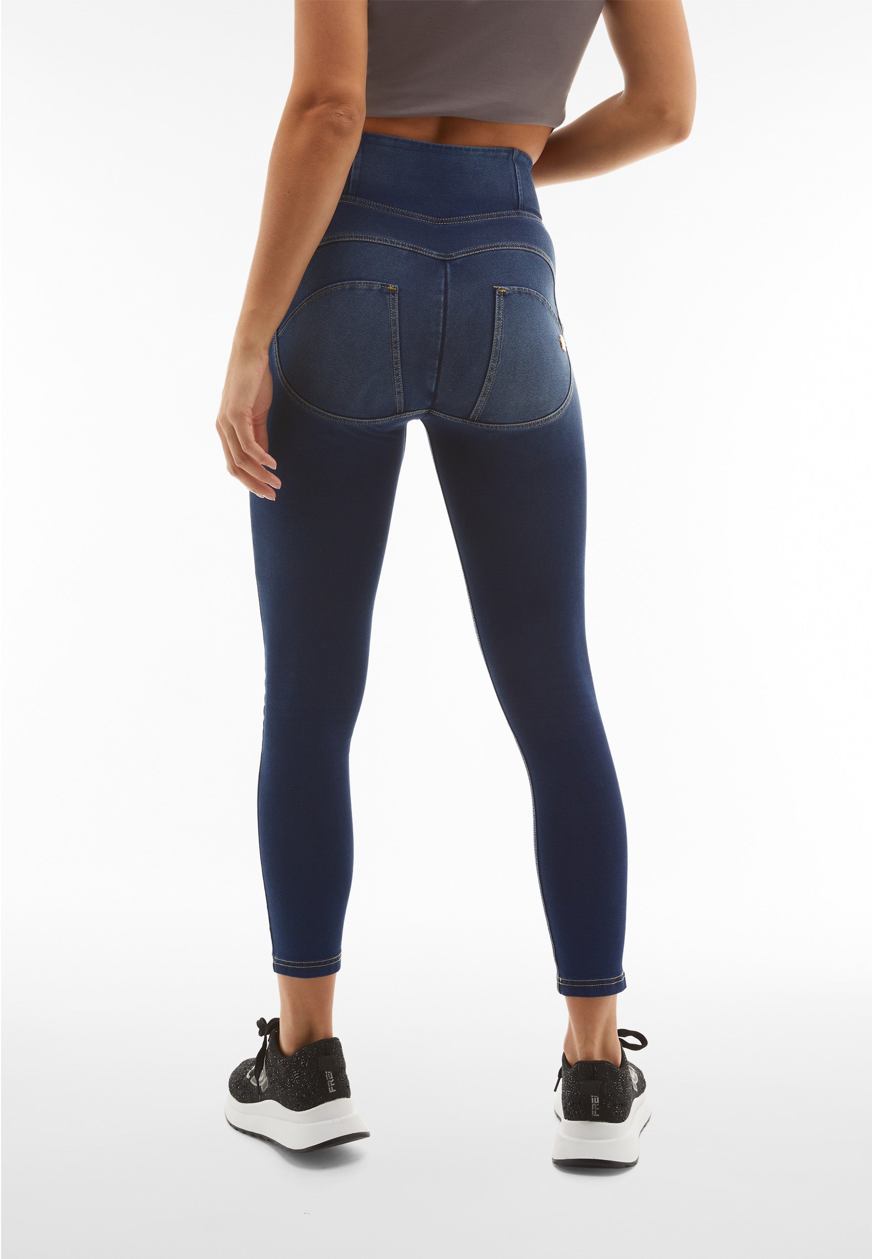 jeggings-freddy-wr-up-7-8-taille-haute-couture-centrale-effet-denim image 3