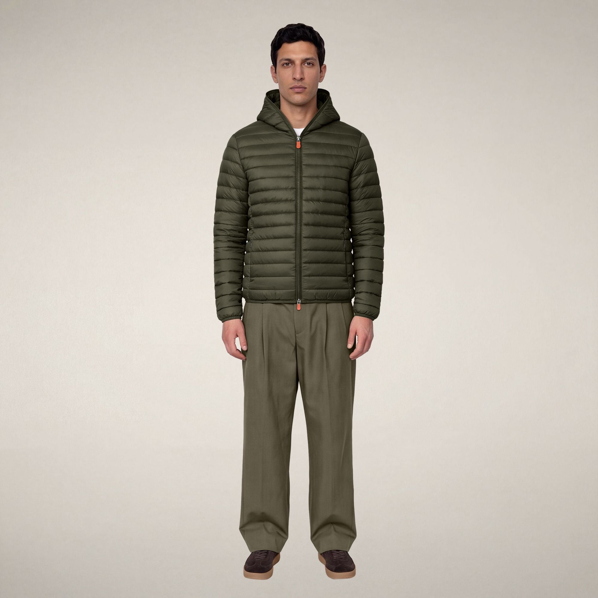 save-the-duck-donald-doudoune-homme-vert-terra-capuche image 1