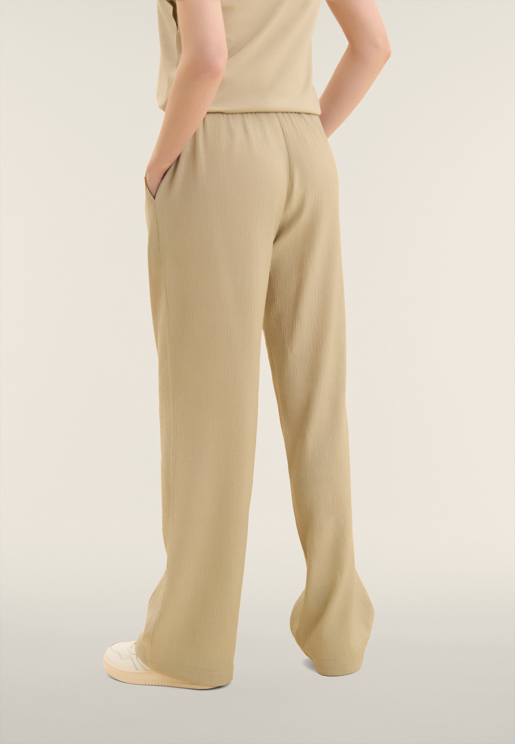 freddy-pantalon-wide-leg-pantalon-fluide-effet-froiss-crinkle image 3