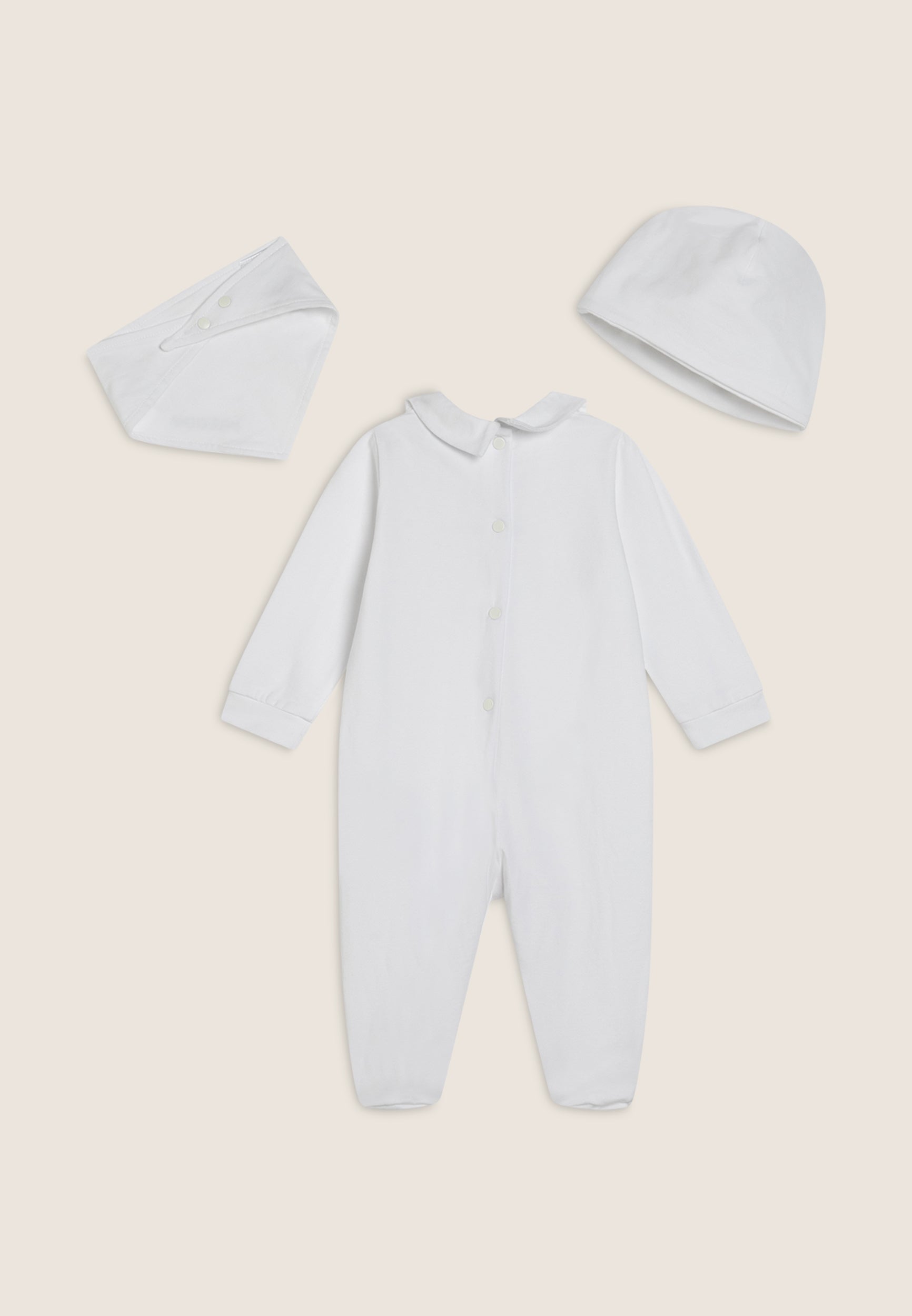freddy-set-b-b-3-pi-ces-tutina-bonnet-bavoir-coton image 2