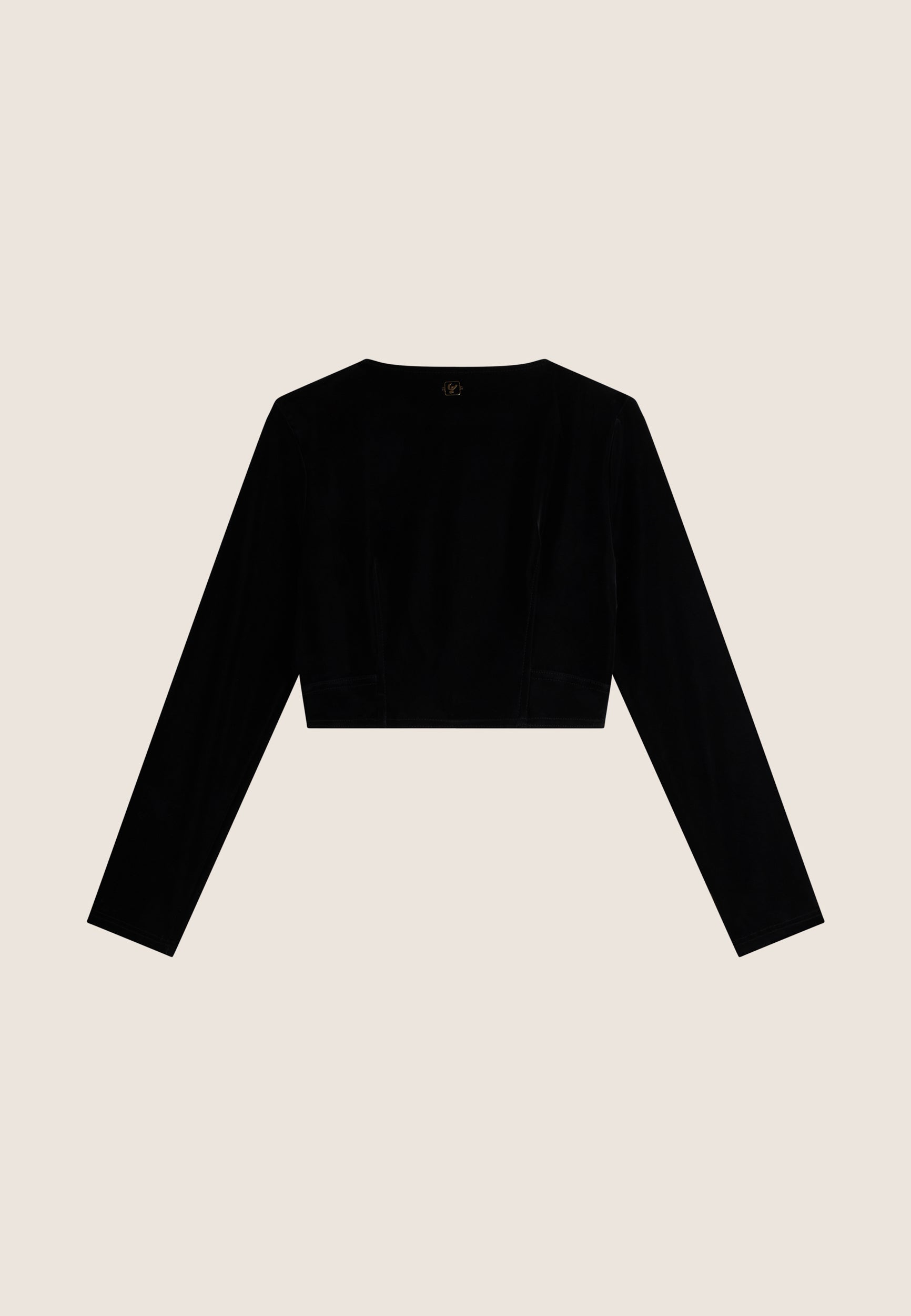 freddy-veste-courte-cropped-femme-tissu-technique-full-zip image 2