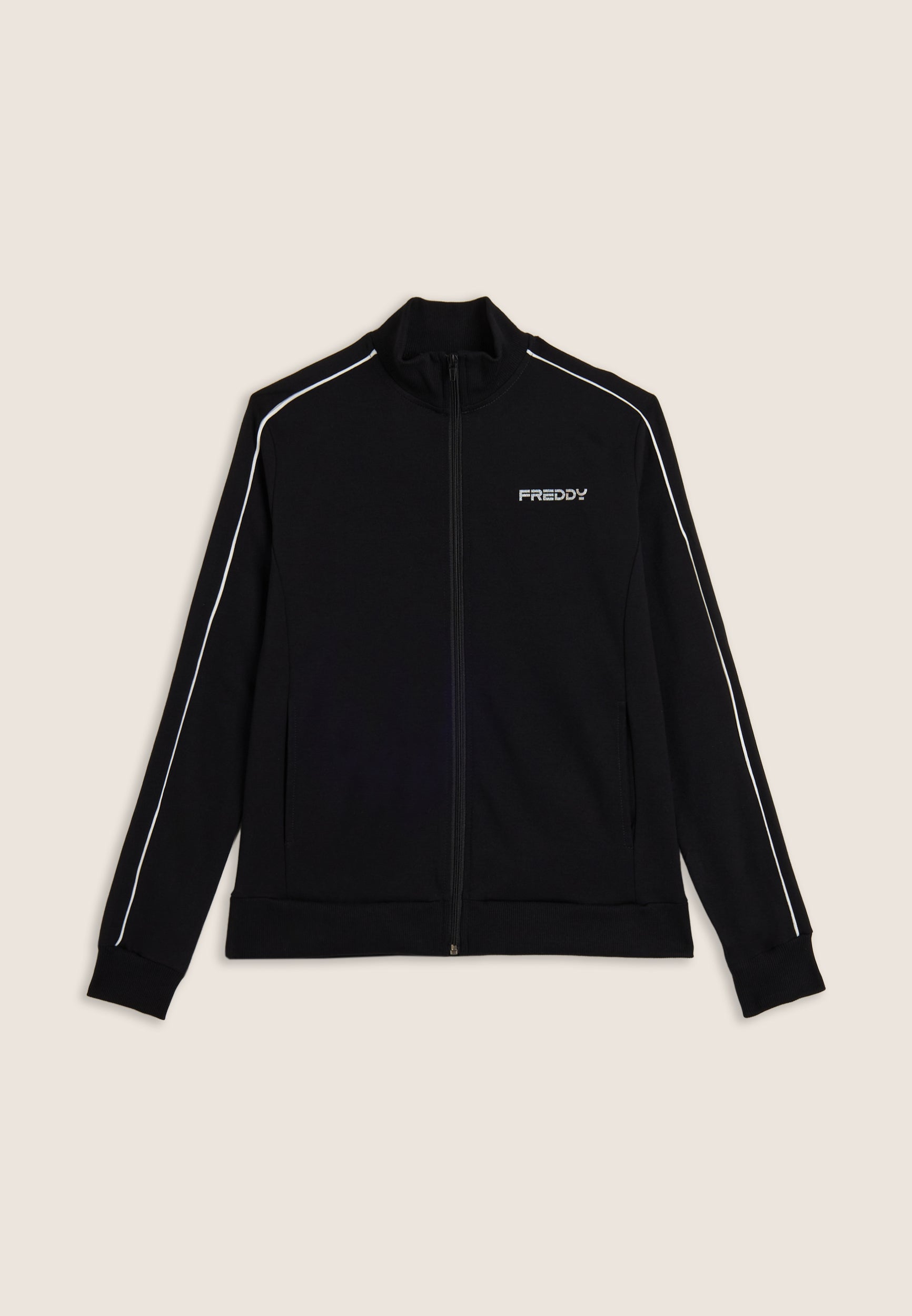 freddy-sweat-regular-fit-col-haut-zipp-bordures-contraste image 8