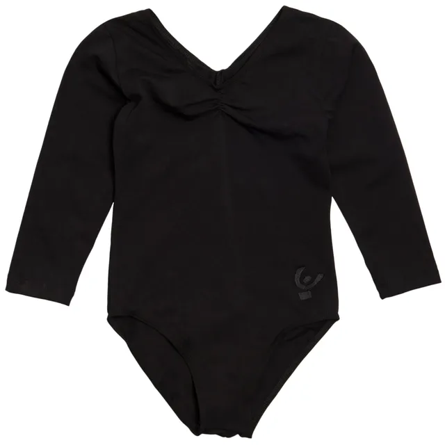 freddy-body-fille-manches-longues-col-v-fronc image 1