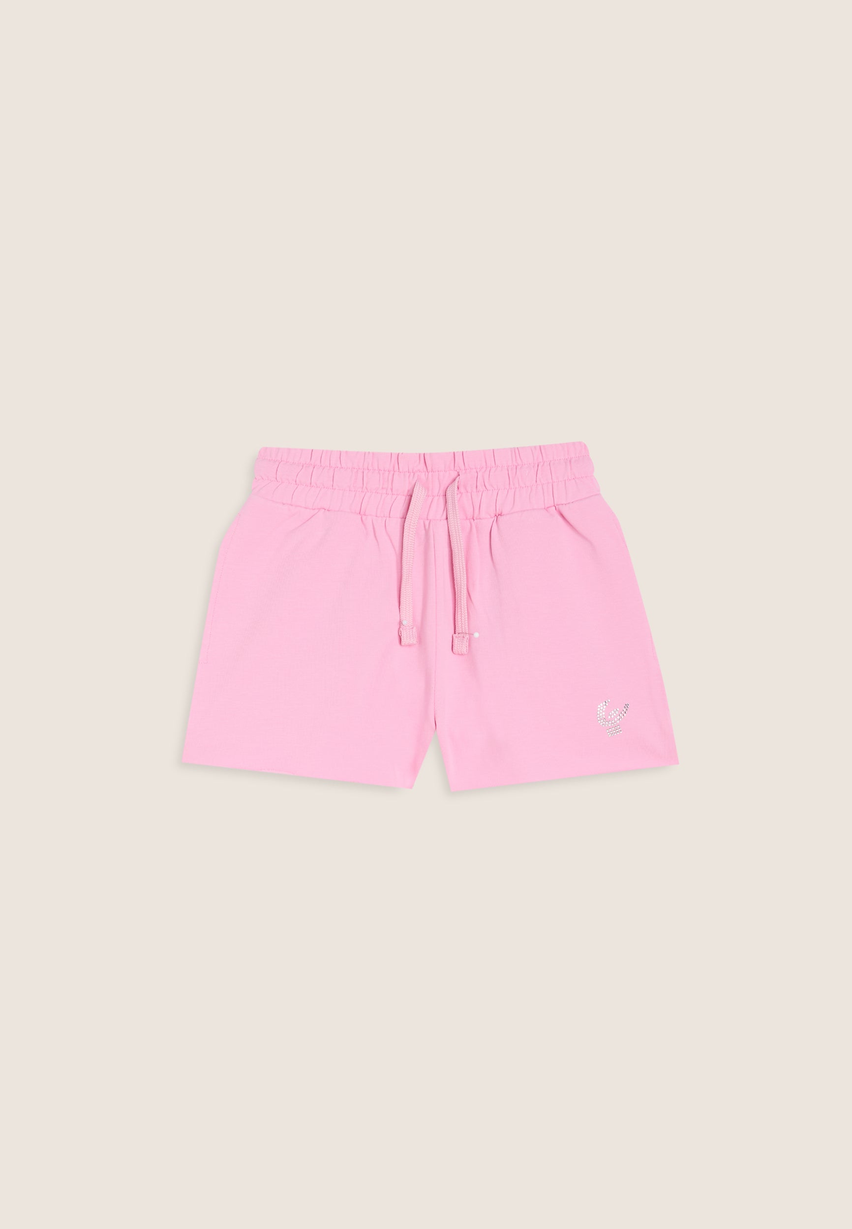 freddy-short-fille-coton-stretch-logo-strass image 4