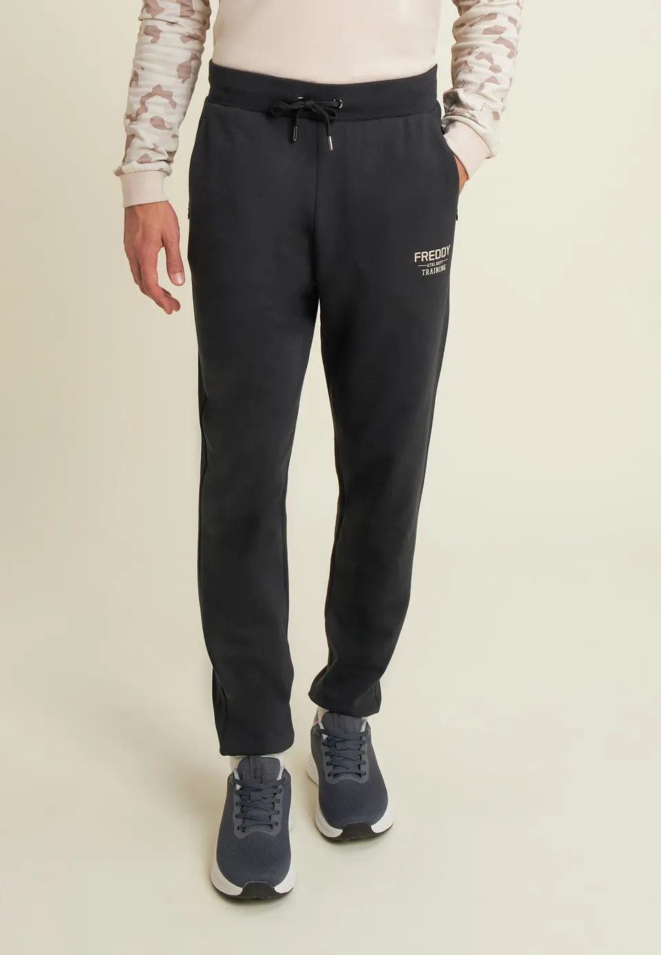 freddy-pantalon-jogger-homme-en-felpa-coton-poignets-c-tel-s image 1