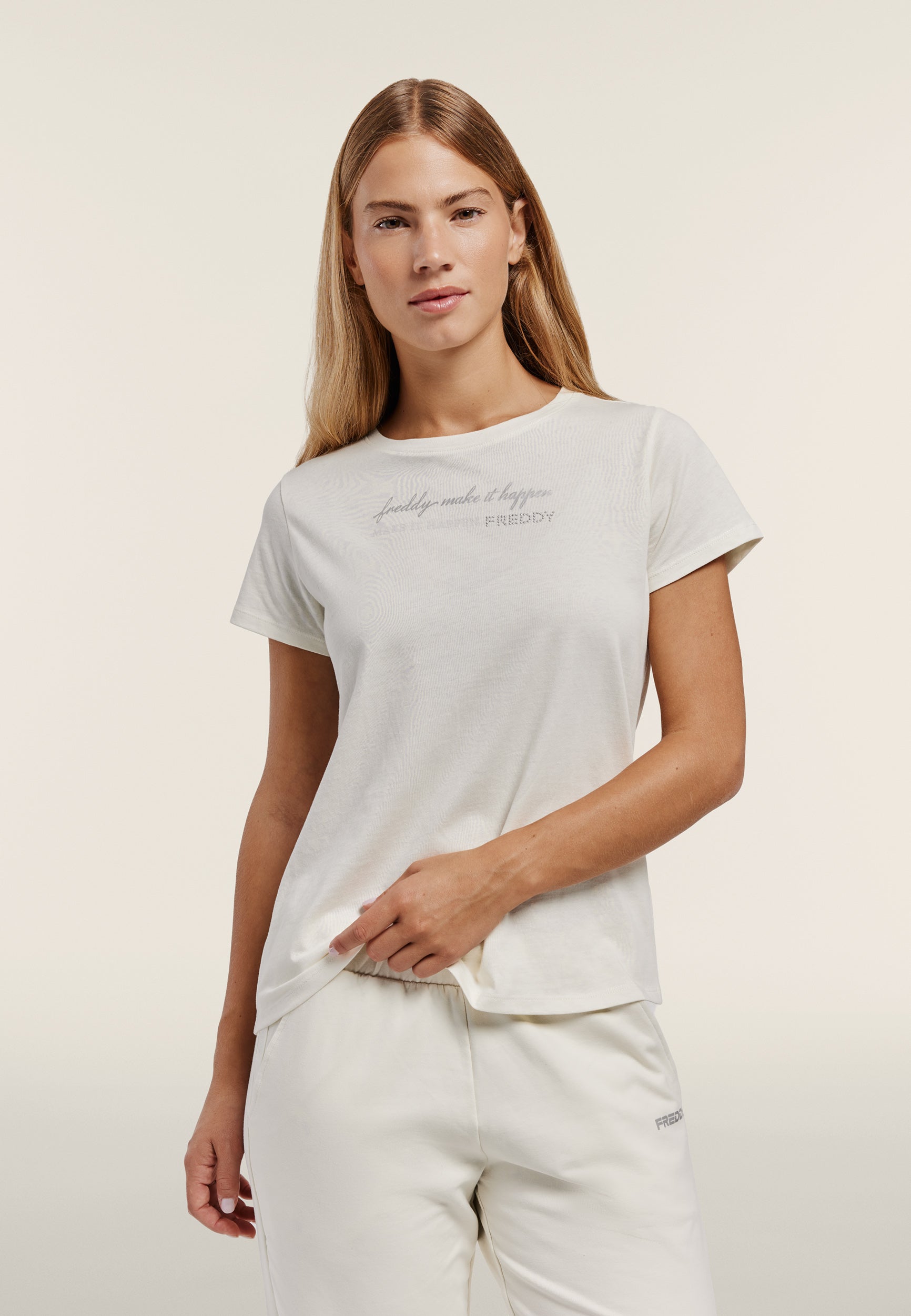freddy-t-shirt-femme-manches-courtes-make-it-happen image 1