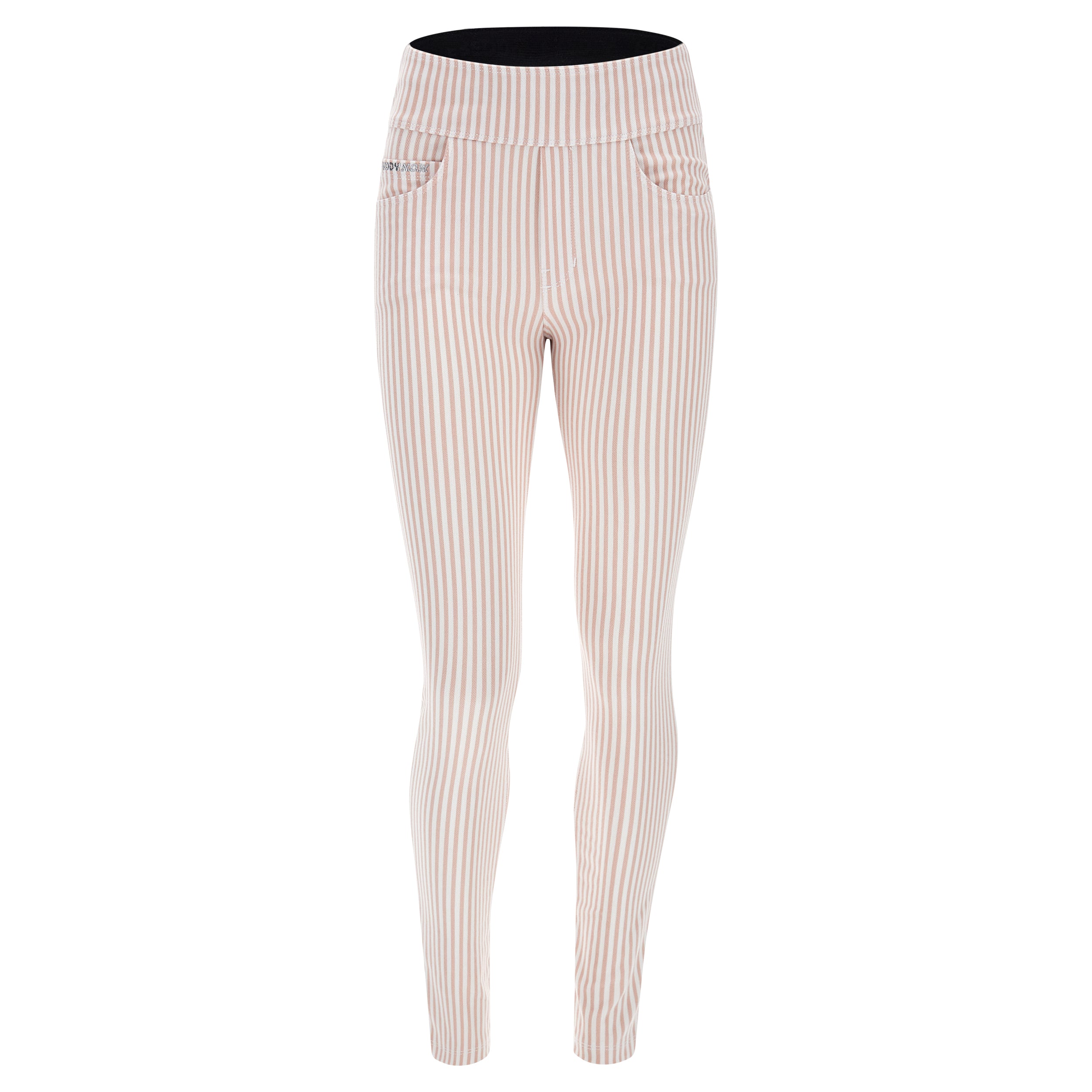 freddy-n-o-w-pantalon-yoga-slim-taille-r-versible-jersey-drill-rayures-pastel image 3
