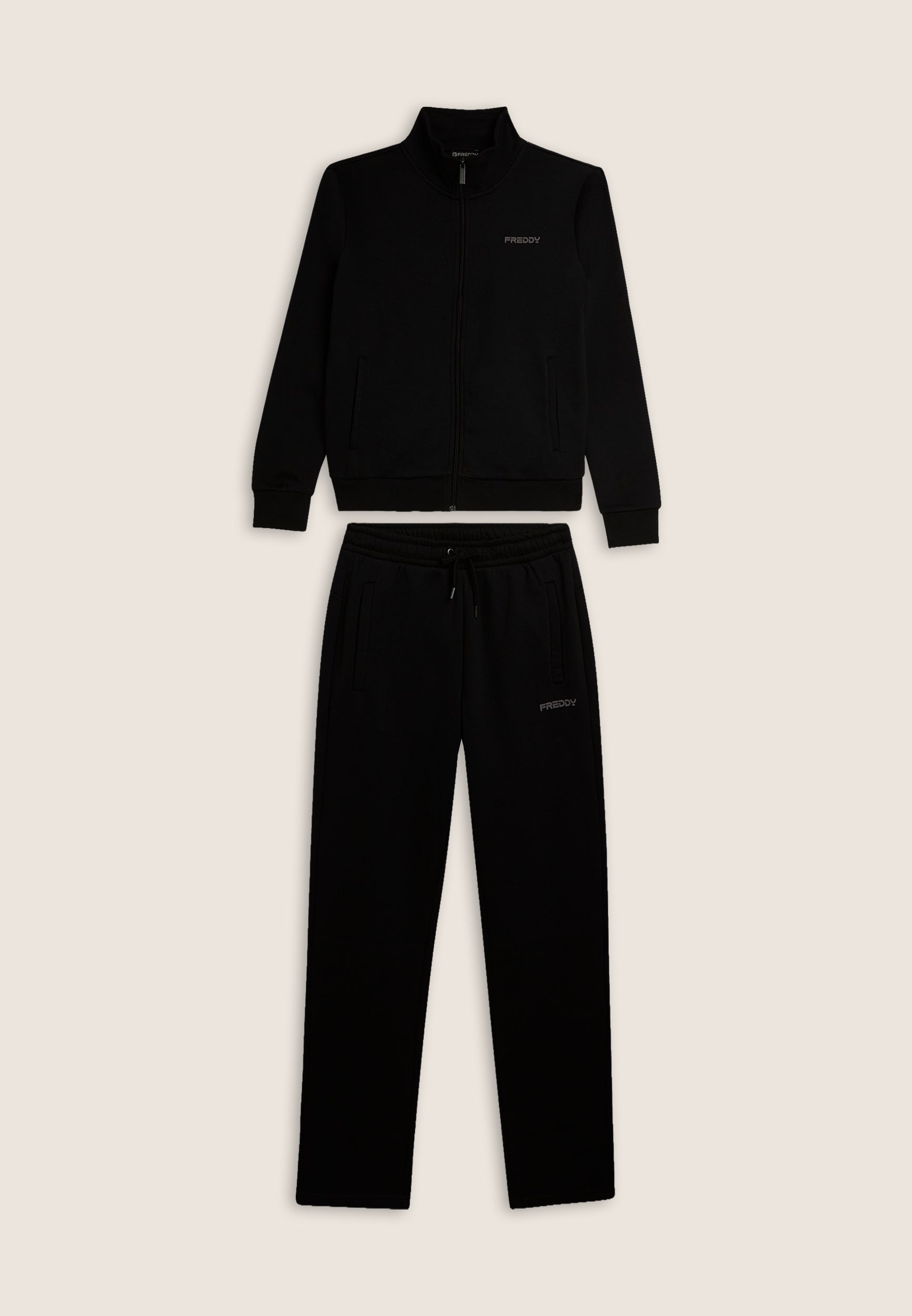 freddy-surv-tement-homme-full-zip-molleton-gratt-col-haut-droit image 7