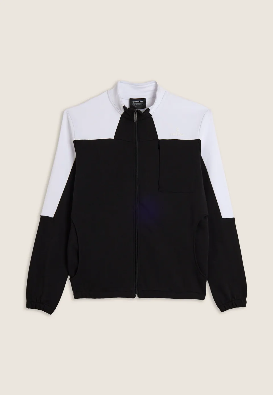 freddy-sweat-junior-col-haut-zip-color-block-100-coton image 1
