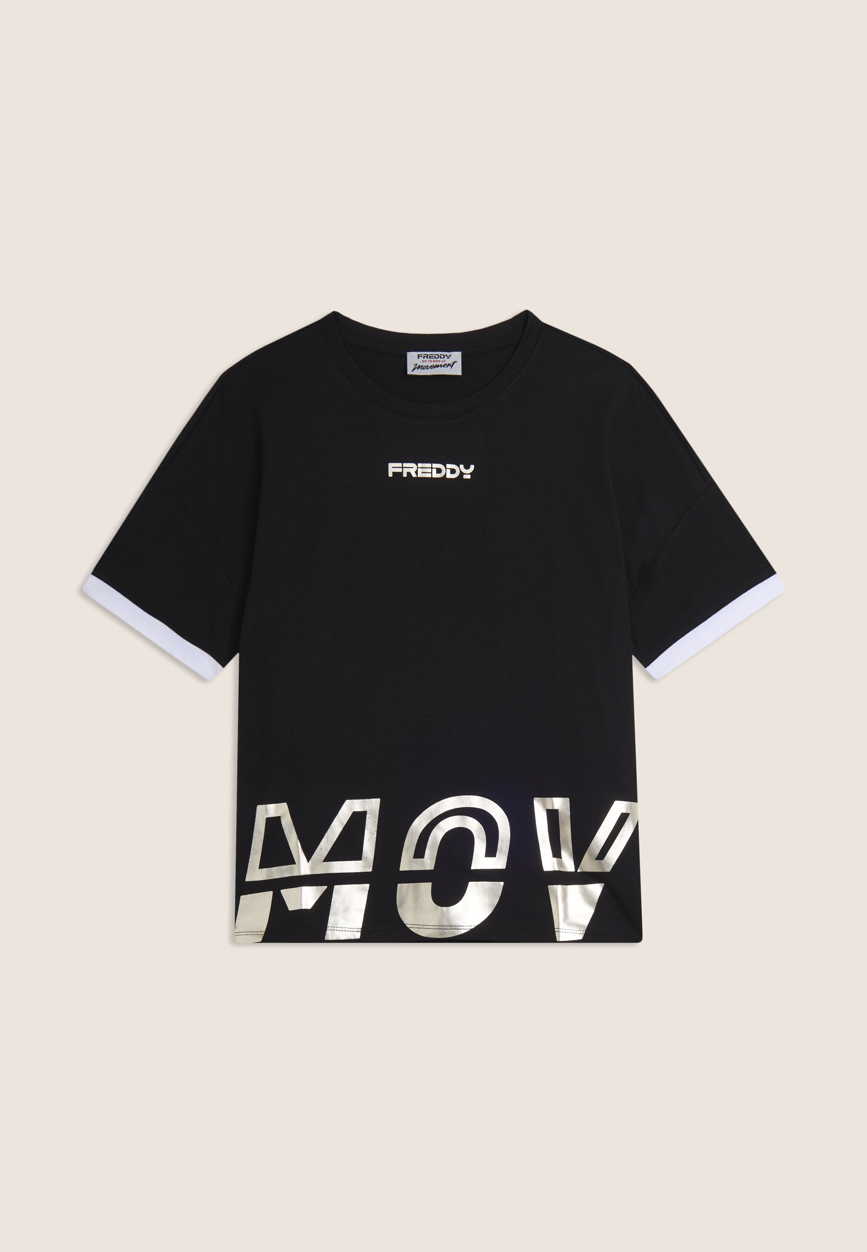 freddy-t-shirt-mov-imprim-perl-manches-courtes-confort image 1
