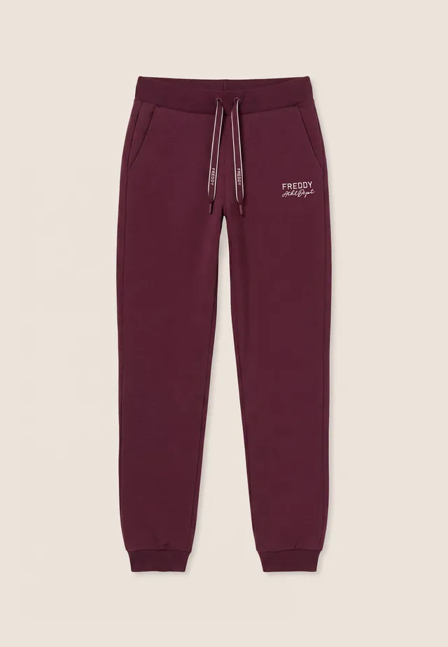 freddy-pantalon-jogging-femme-molleton-regular-fit-poignet image 1