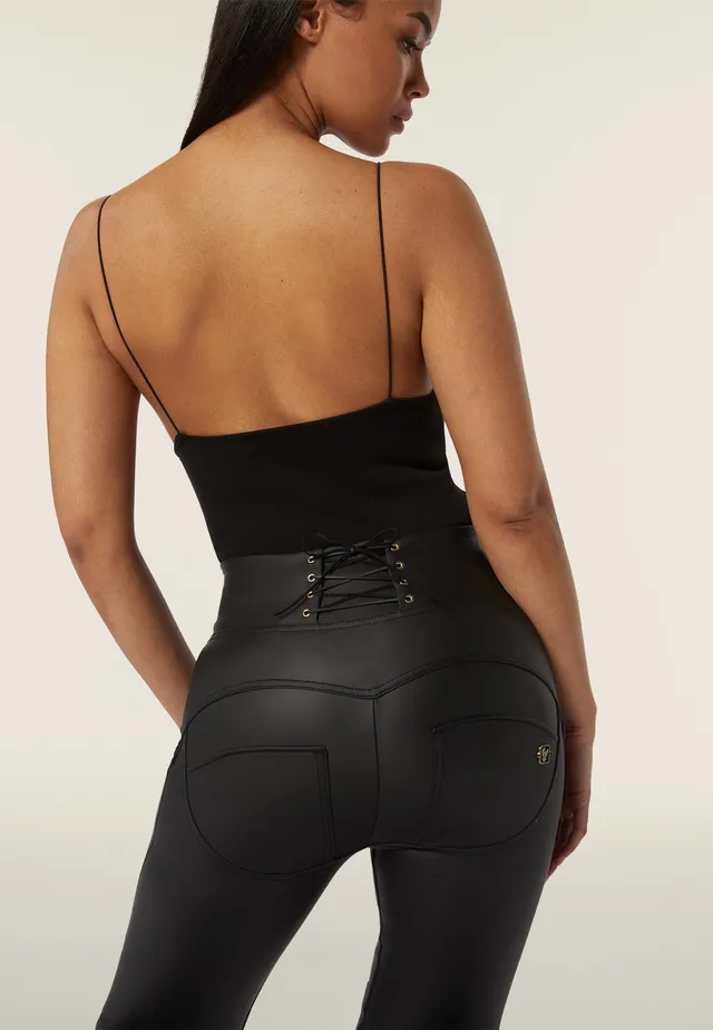 freddy-wr-up-pantalon-push-up-similcuir-taille-haute-bustier-femme image 1