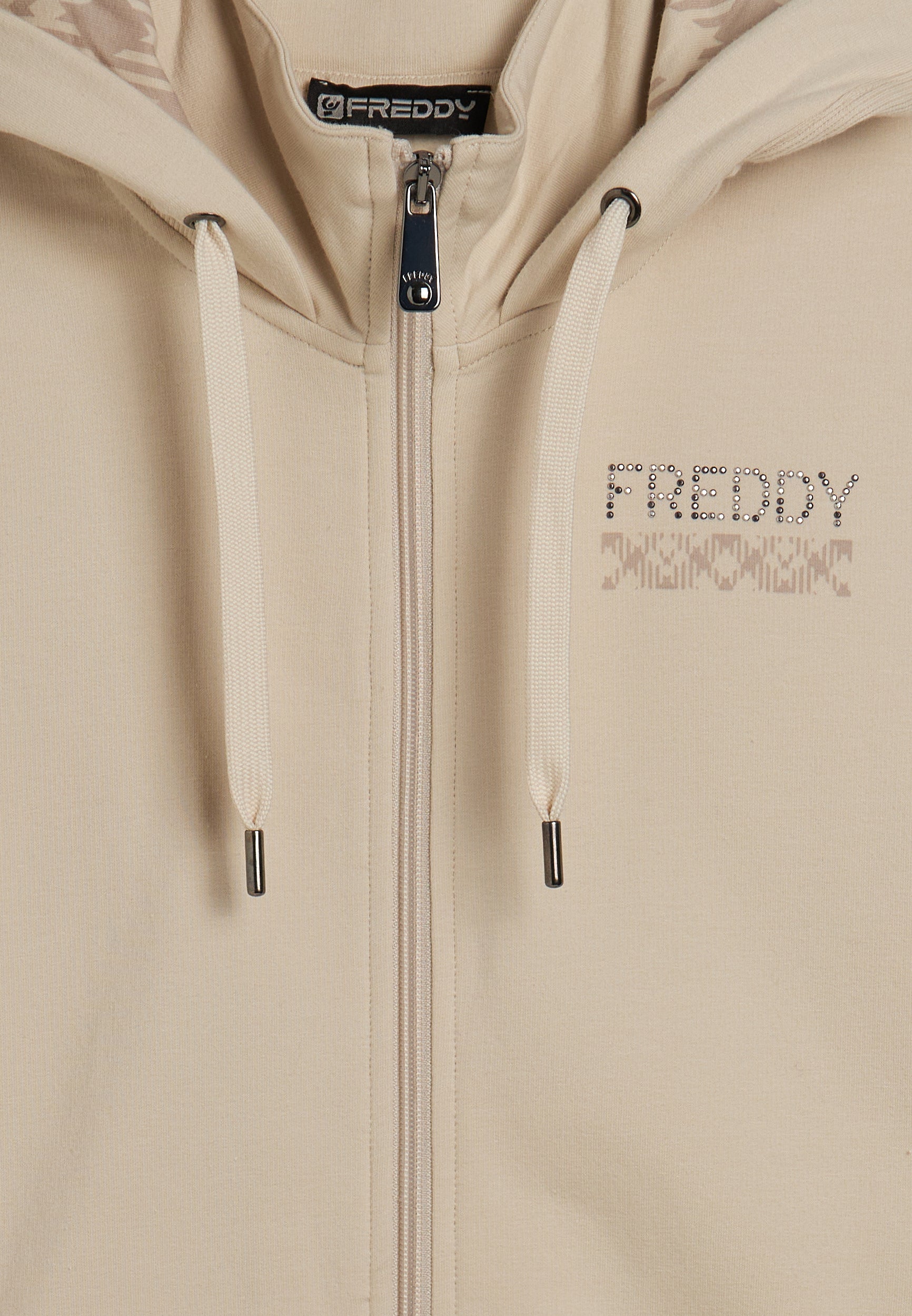 freddy-felpa-full-zip-capuche-col-haut-costina-logo-clous image 7