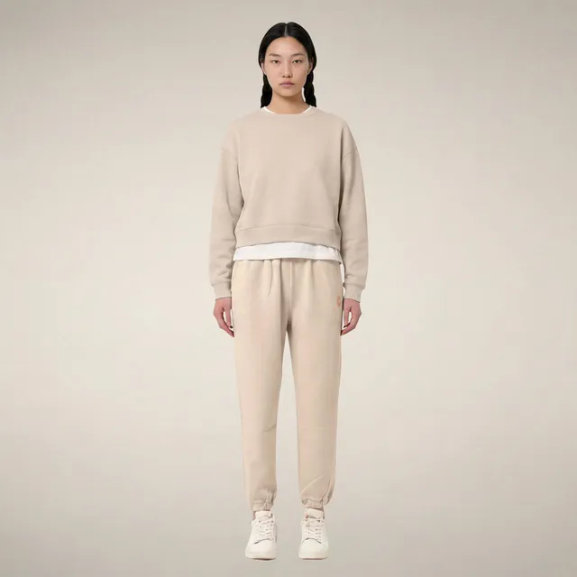 save-the-duck-hiroko-pantalon-femme-beige-rainy image 1